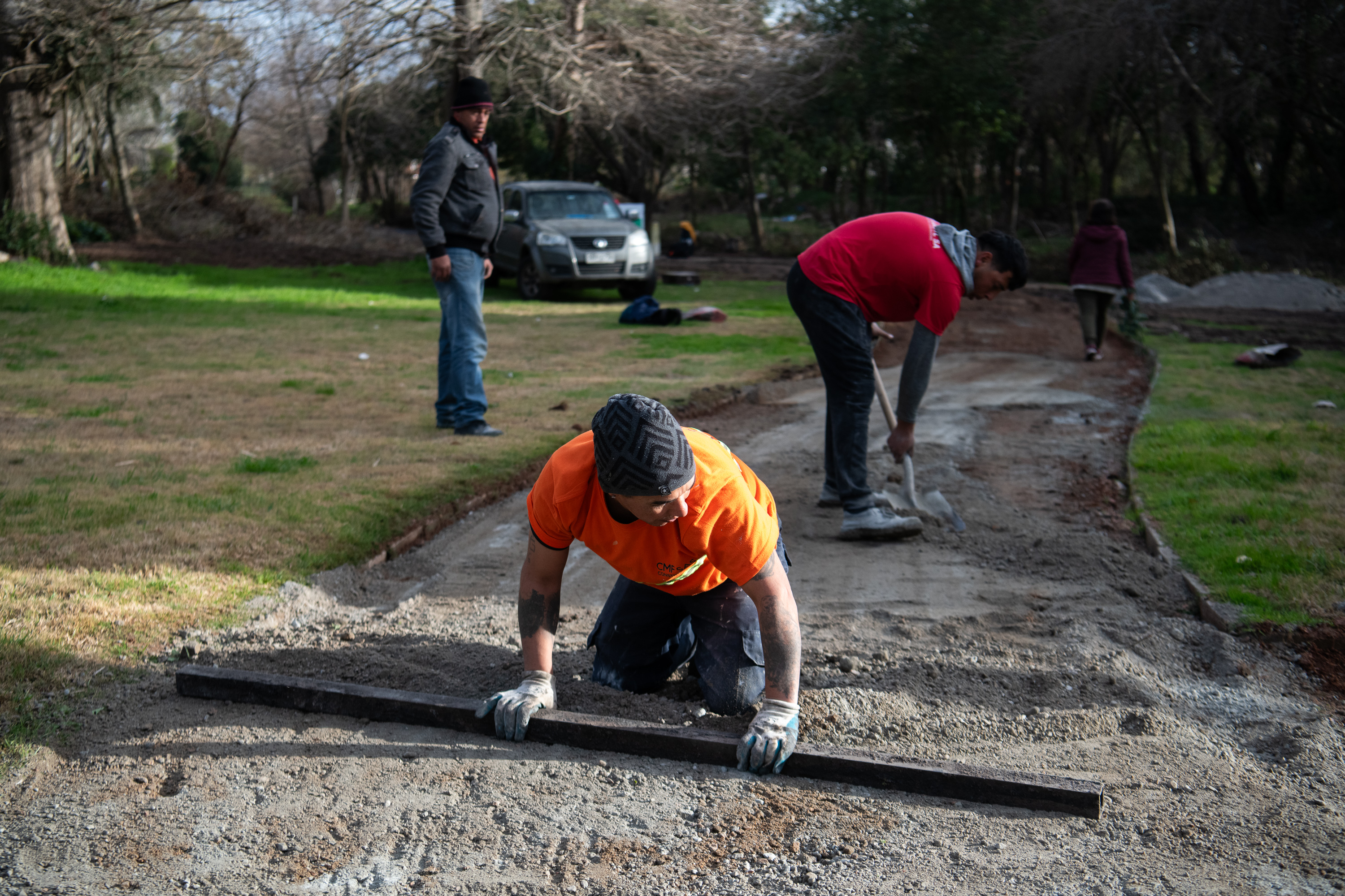 Avance de obras en el Parque Rivera