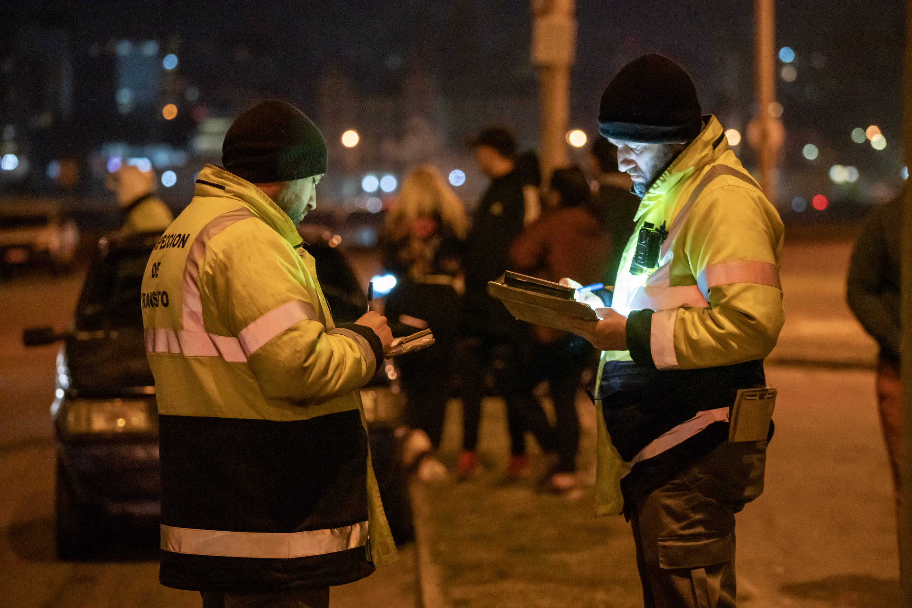 Operativo de Movilidad en la rambla de Montevideo