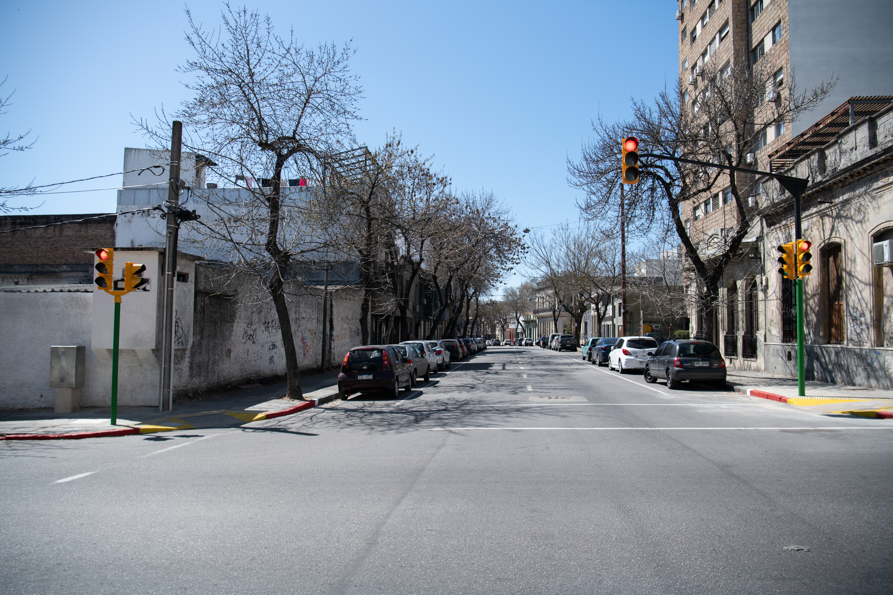 Nuevo semáforo en la calle Magallanes esquina Paysandù