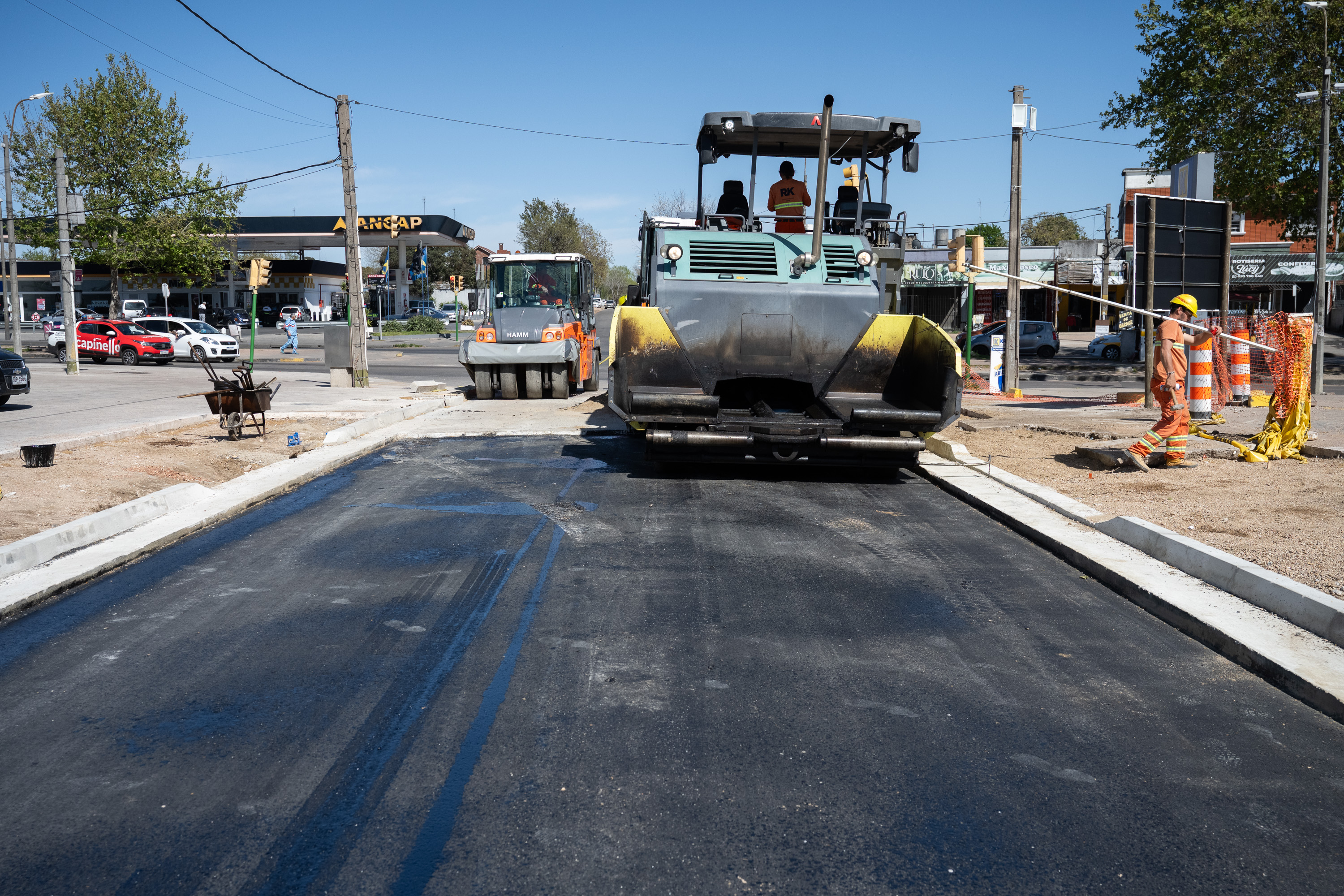 Obras viales en Cno.Repetto entre Av. José Belloni y Camino al paso de la Española