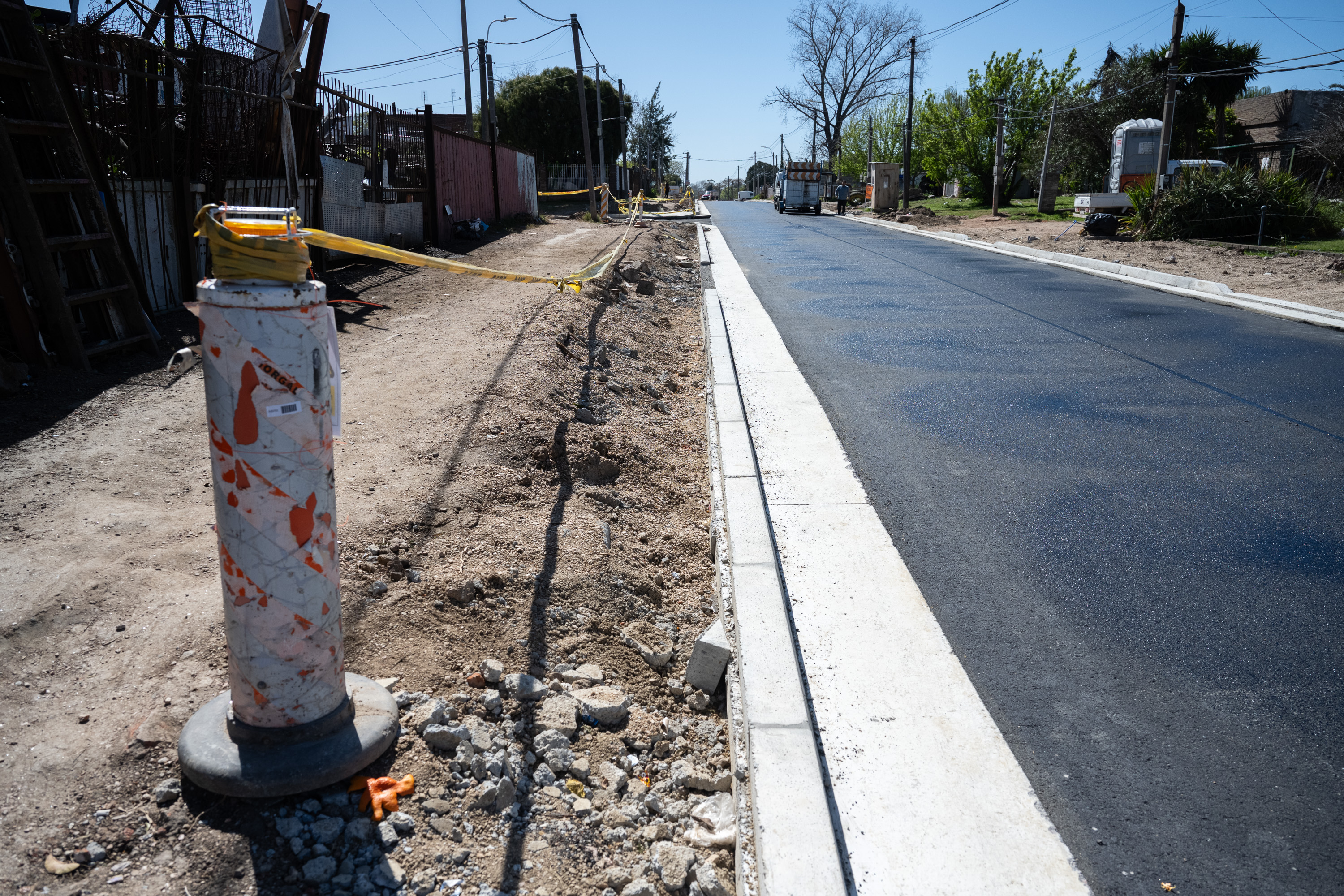 Obras viales en Cno.Repetto entre Av. José Belloni y Camino al paso de la Española