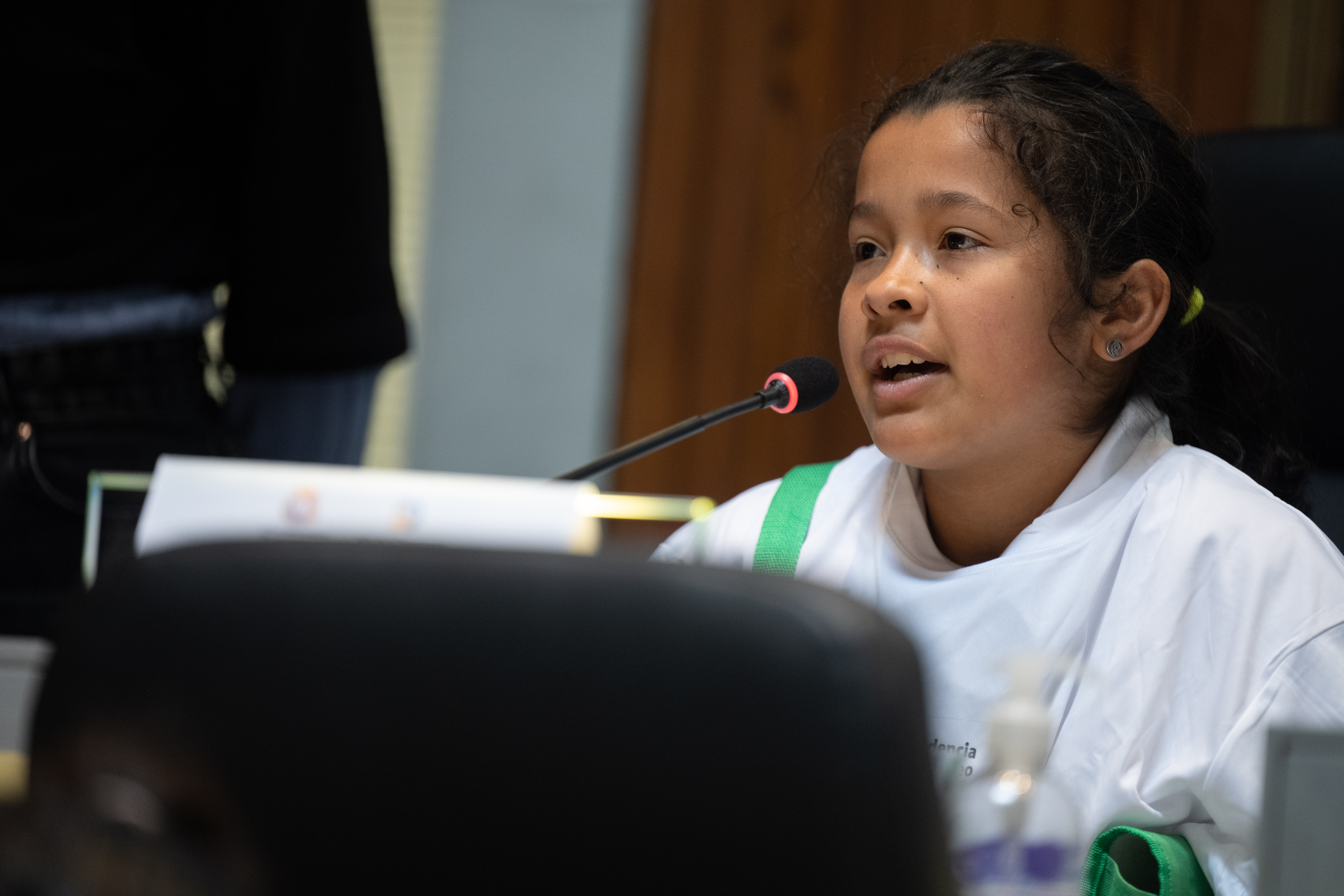 Sesión del Consejo de Niñas y Niños en la Junta Departamental de Montevideo