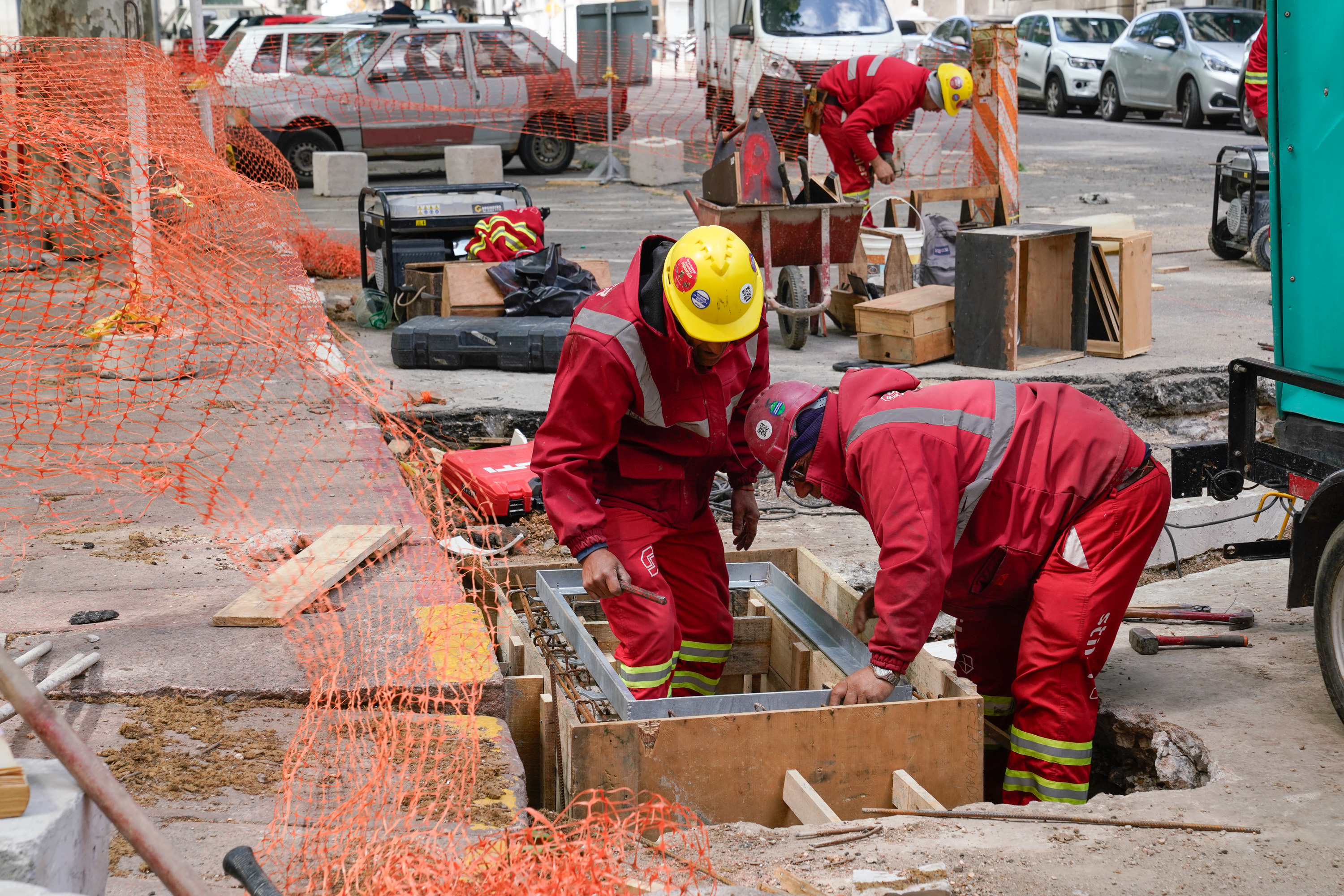 Avance de obras en la calle Rincón , 31 de octubre de 2023