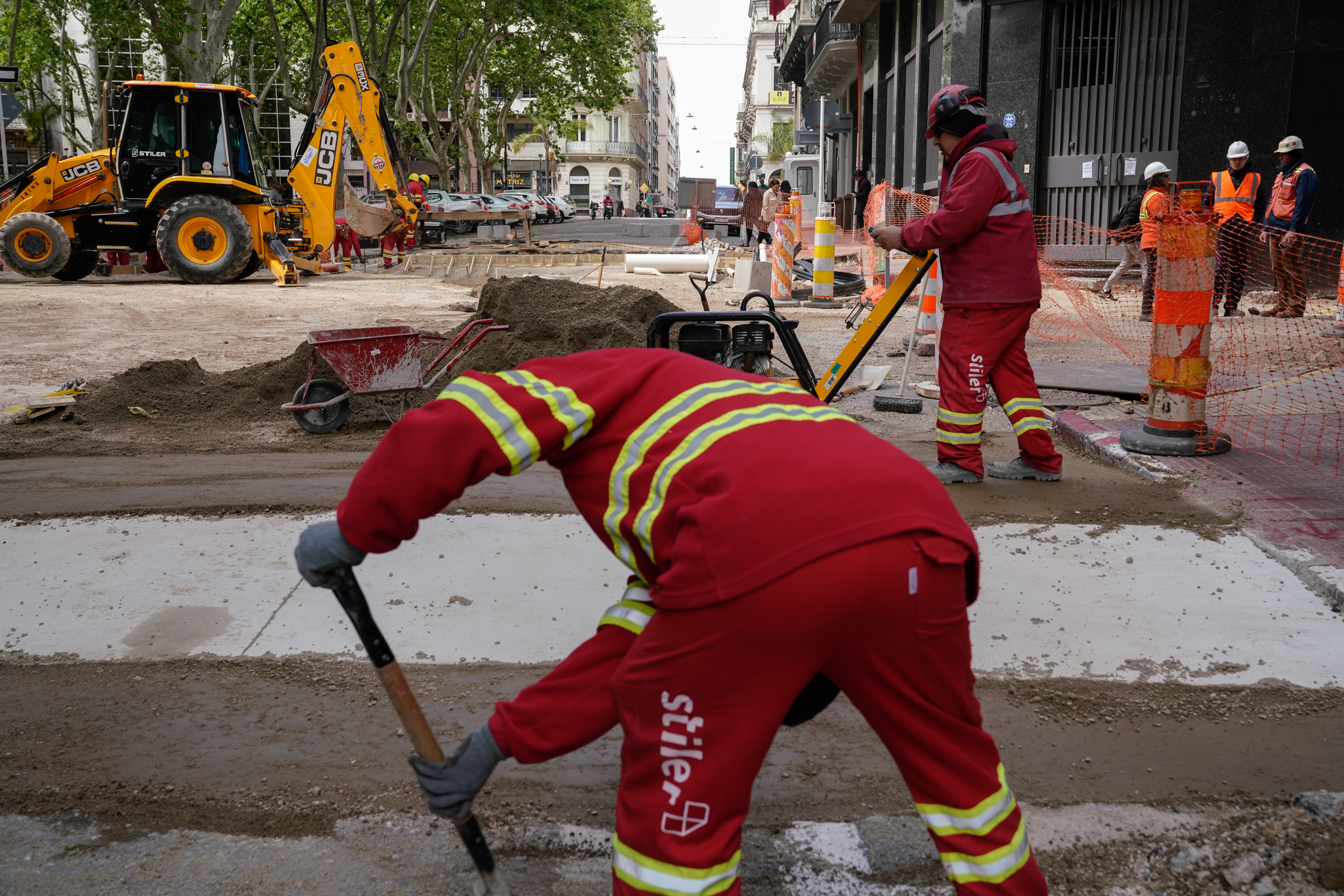 Avance de obras en la calle Rincón , 31 de octubre de 2023