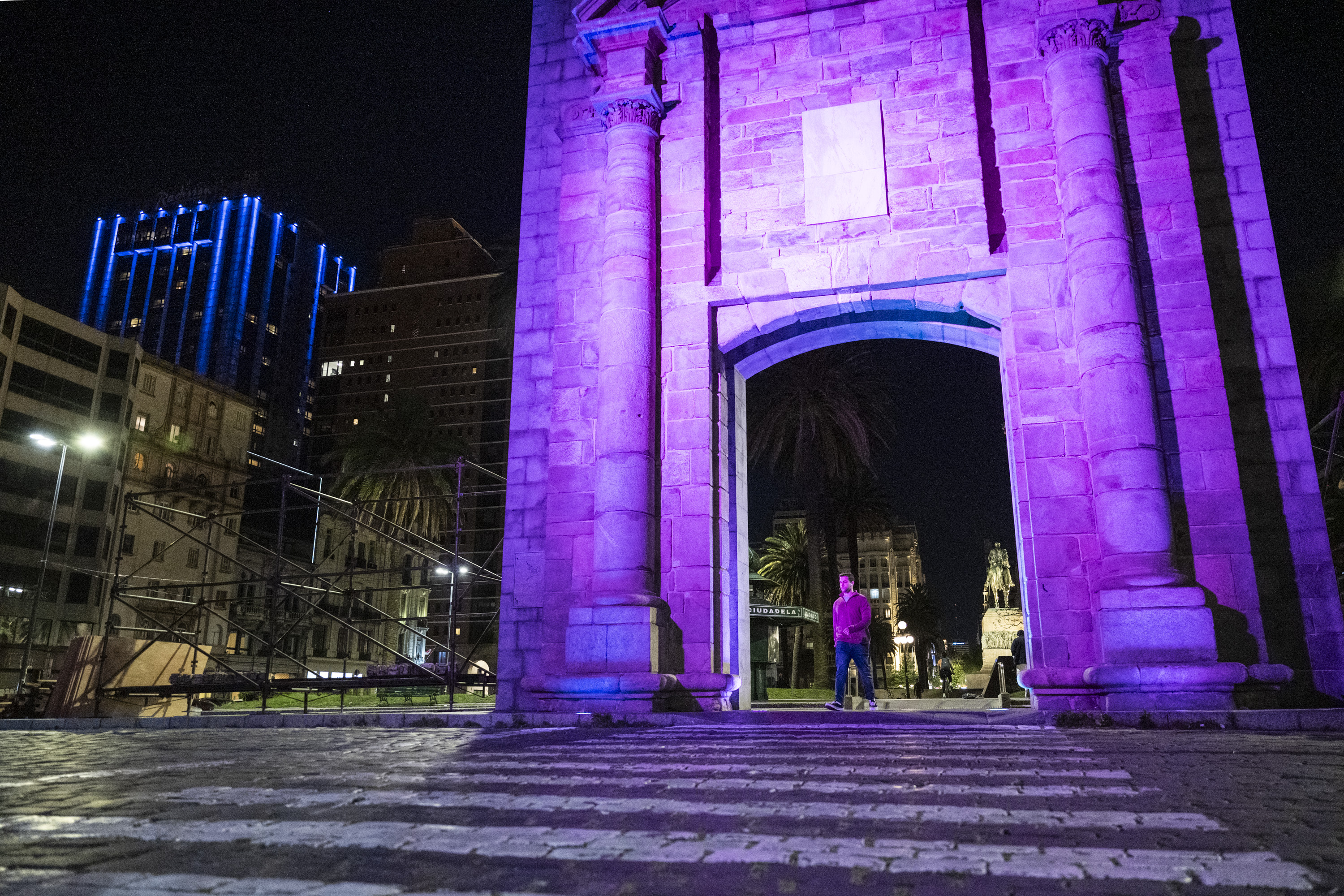  Intervención en la Puerta de la Ciudadela en el marco de Noviembre, mes por una vida libre de violencia