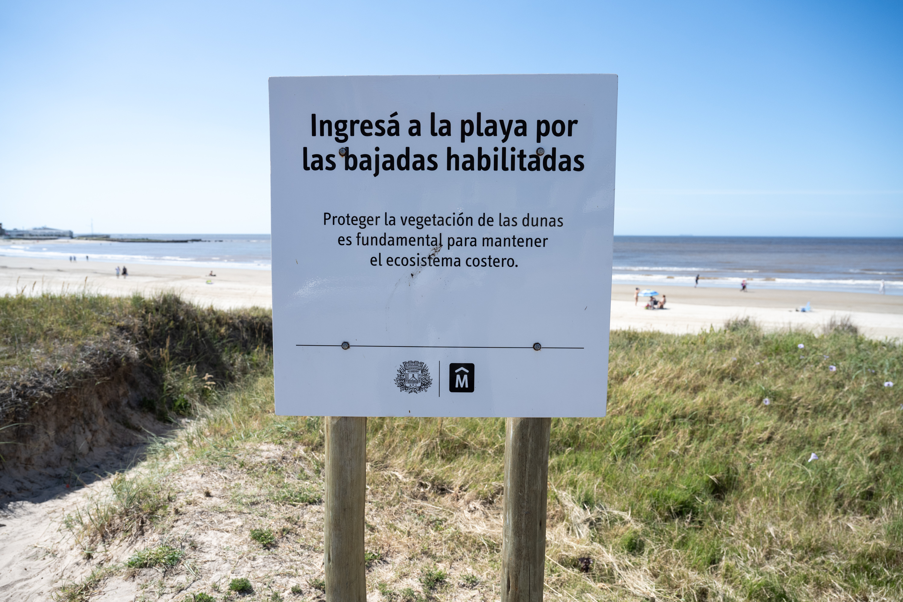 Tareas de limpieza en Playa Verde