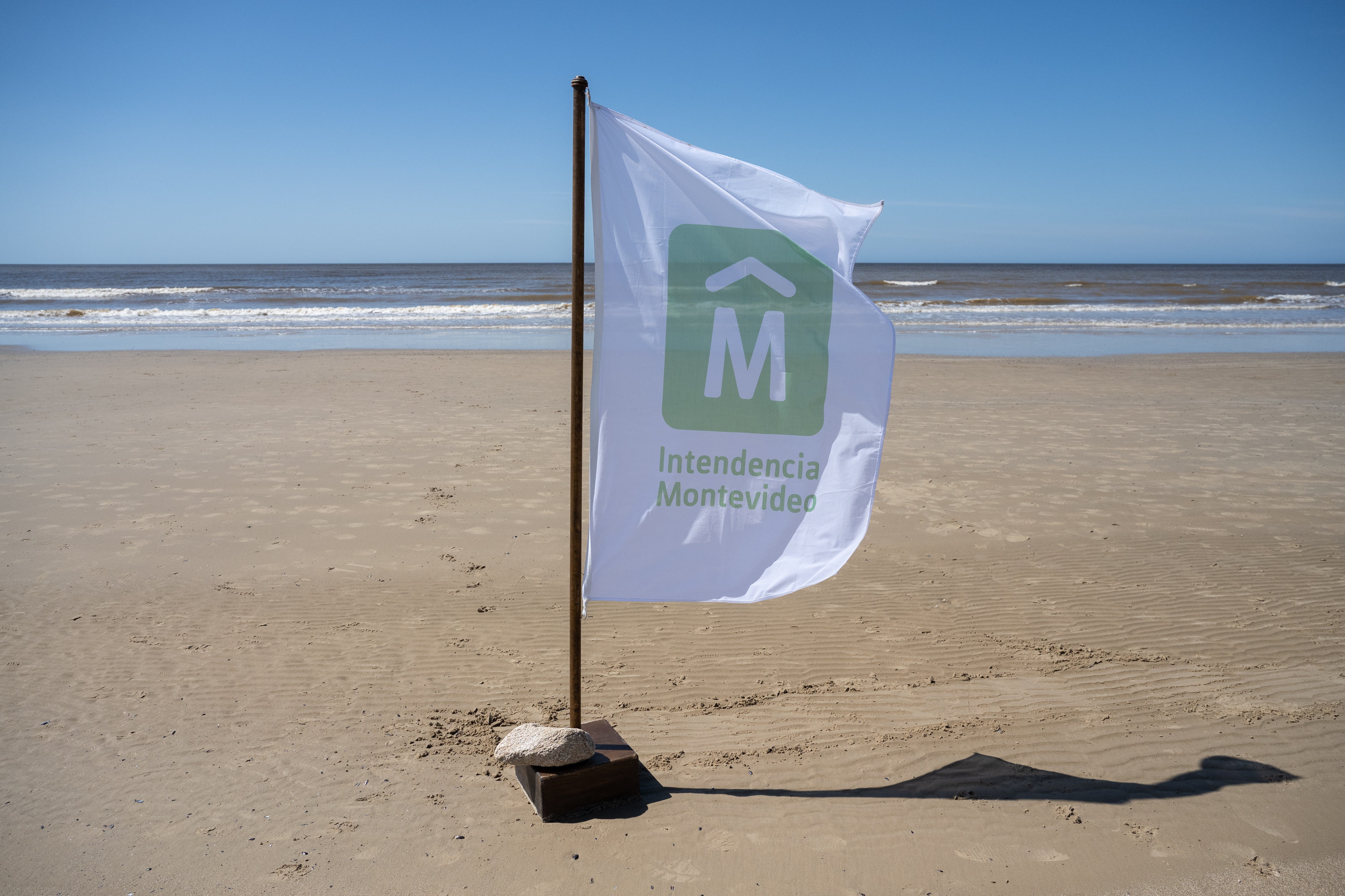 Tareas de limpieza en Playa Verde