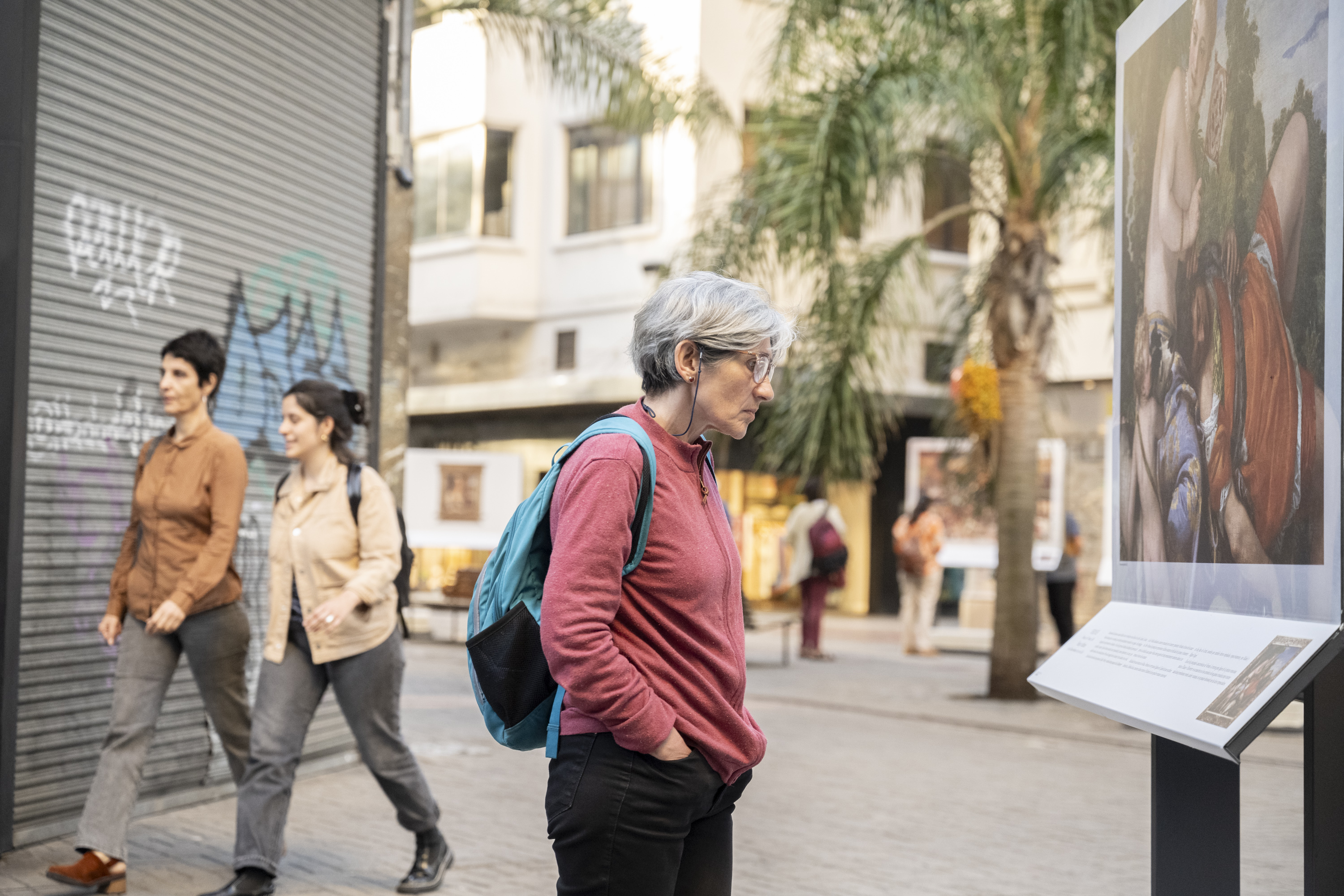 Muestra «El prado en las calles» en la peatonal Sarandí 