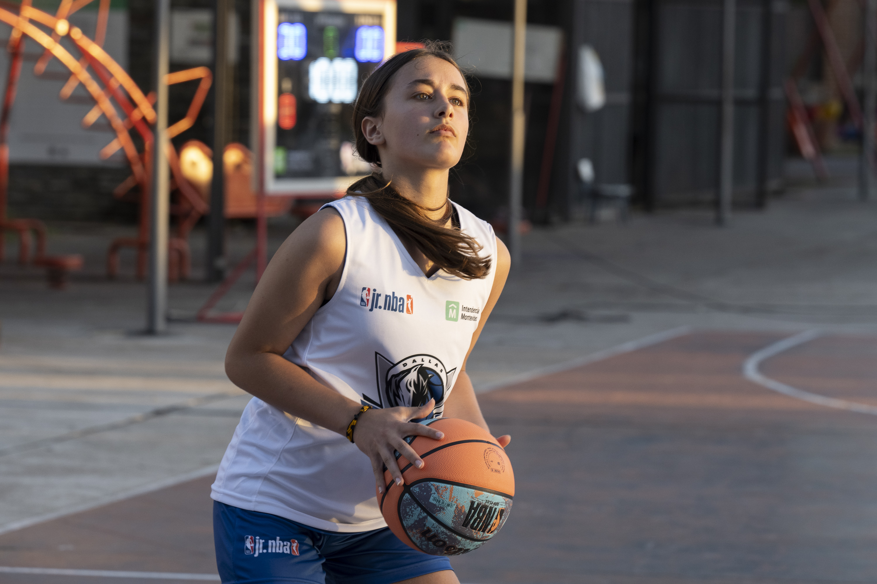 Torneo Jr. NBA en la plaza de Deportes Nº 1