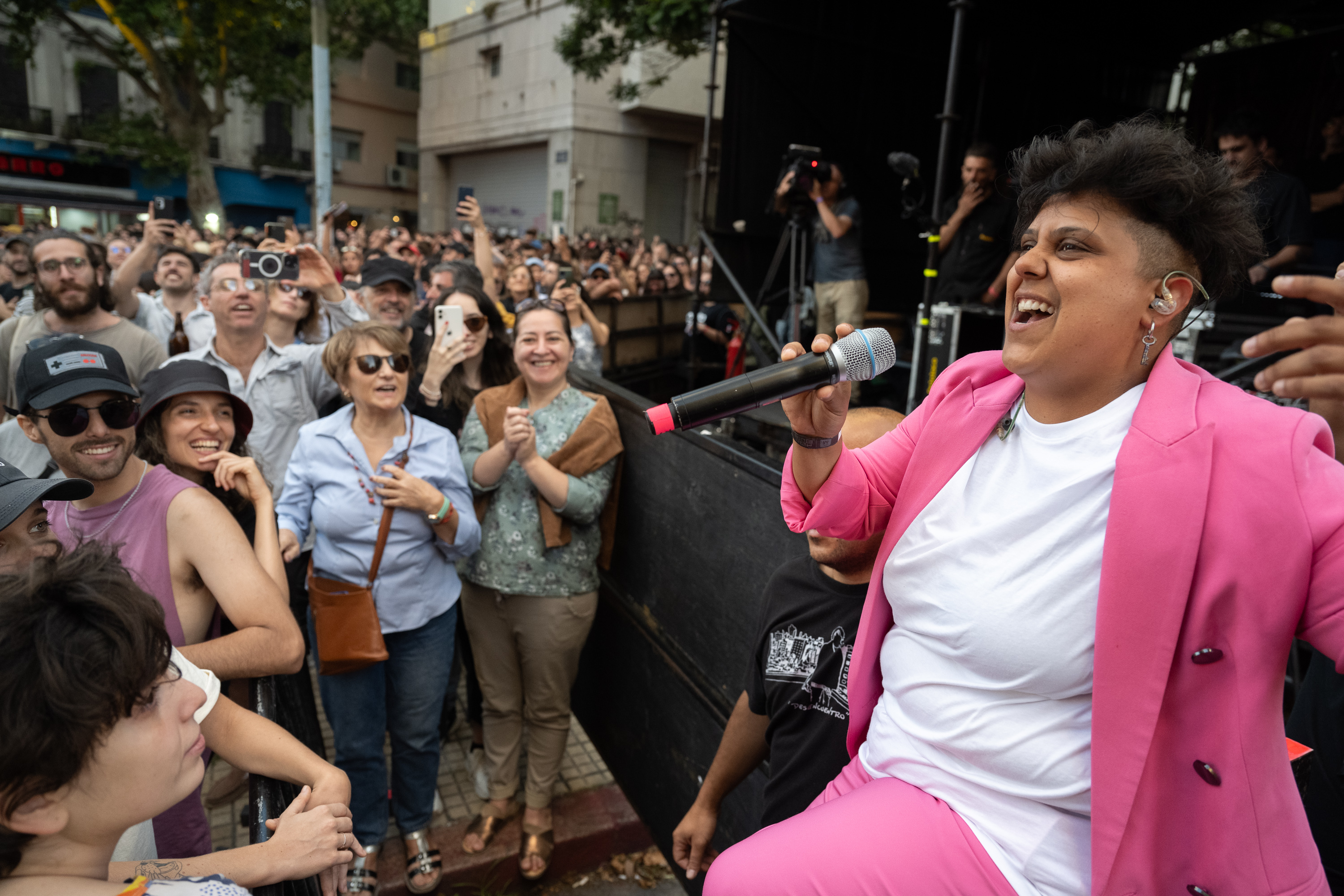 Mocchi en los festejos por los 300 años de Montevideo