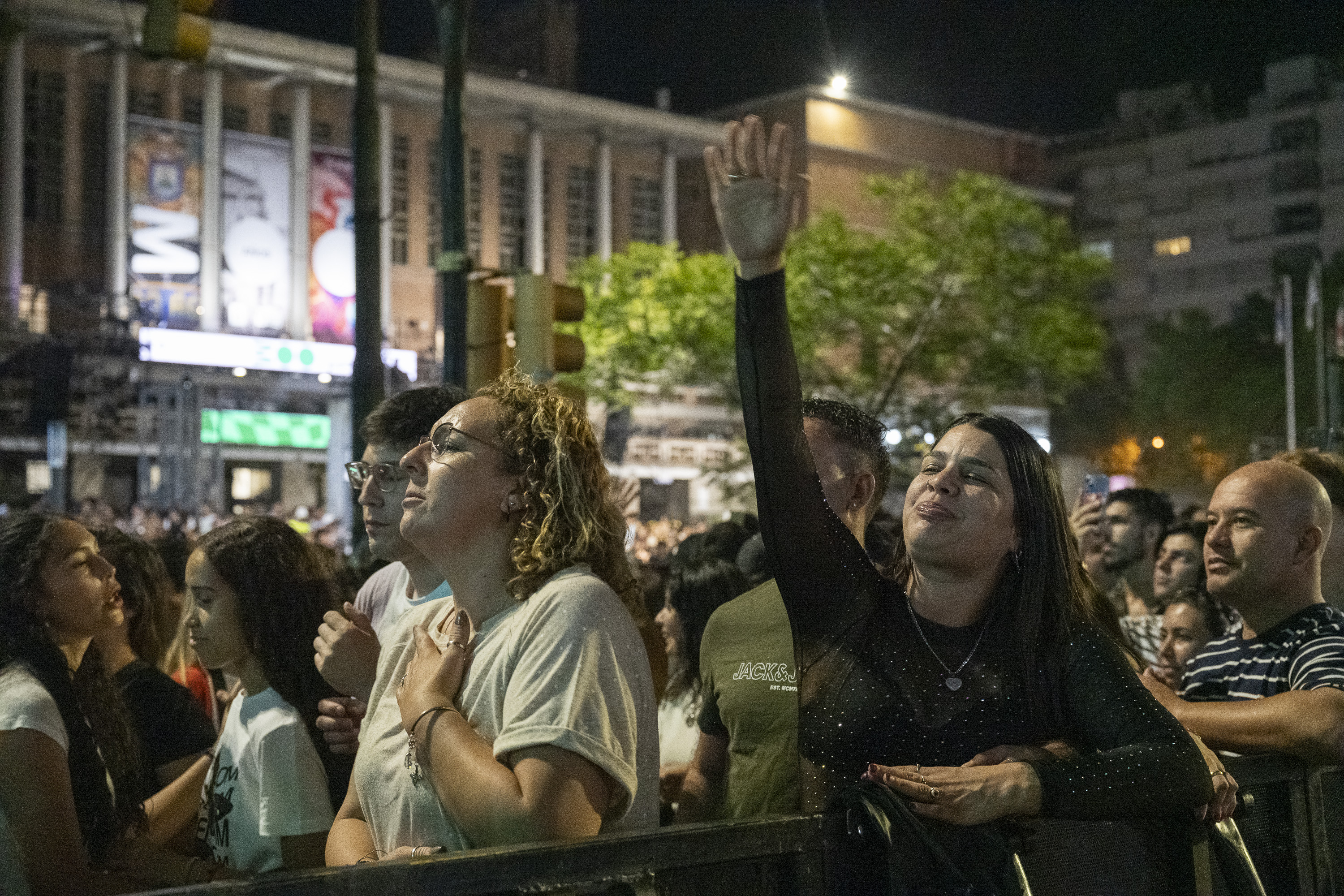 Festejos en el escenario de el Gaucho por los 300 años de Montevideo