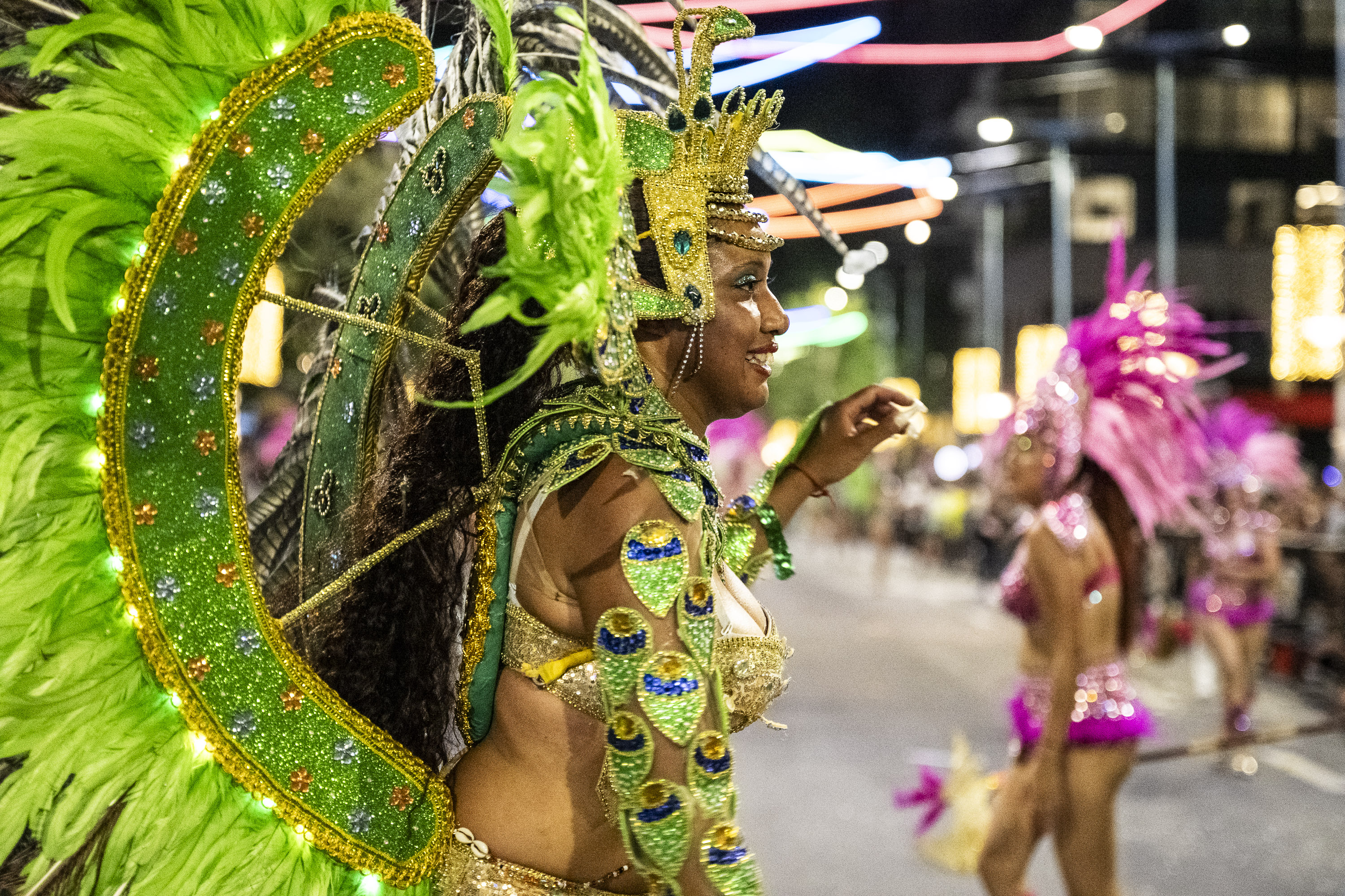 Urusamba en el Desfile de Escuelas de Samba