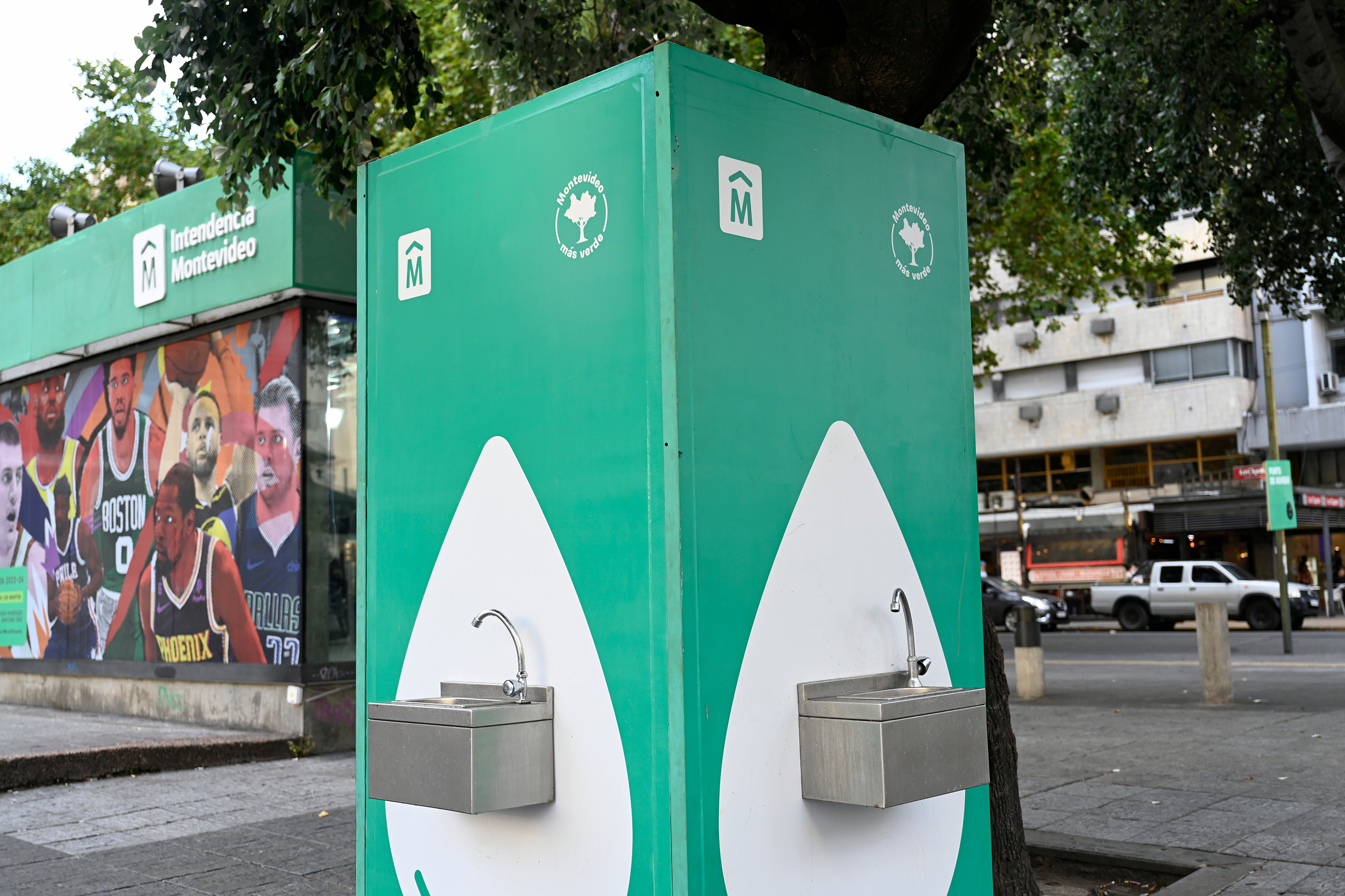 Bebedero en la explanda de la intendencia