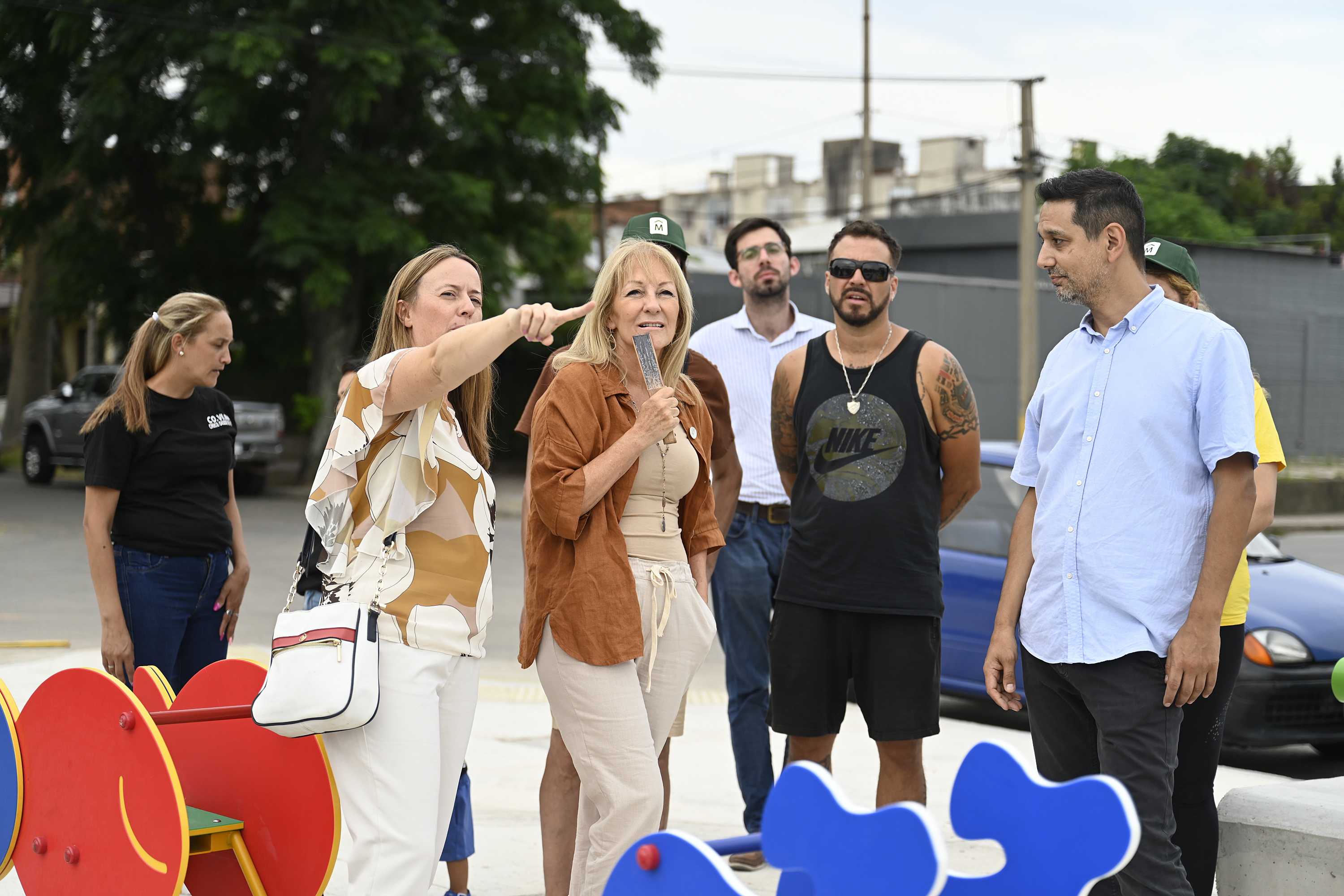 Inauguración de plaza Recreo en el entorno del Espacio Modelo