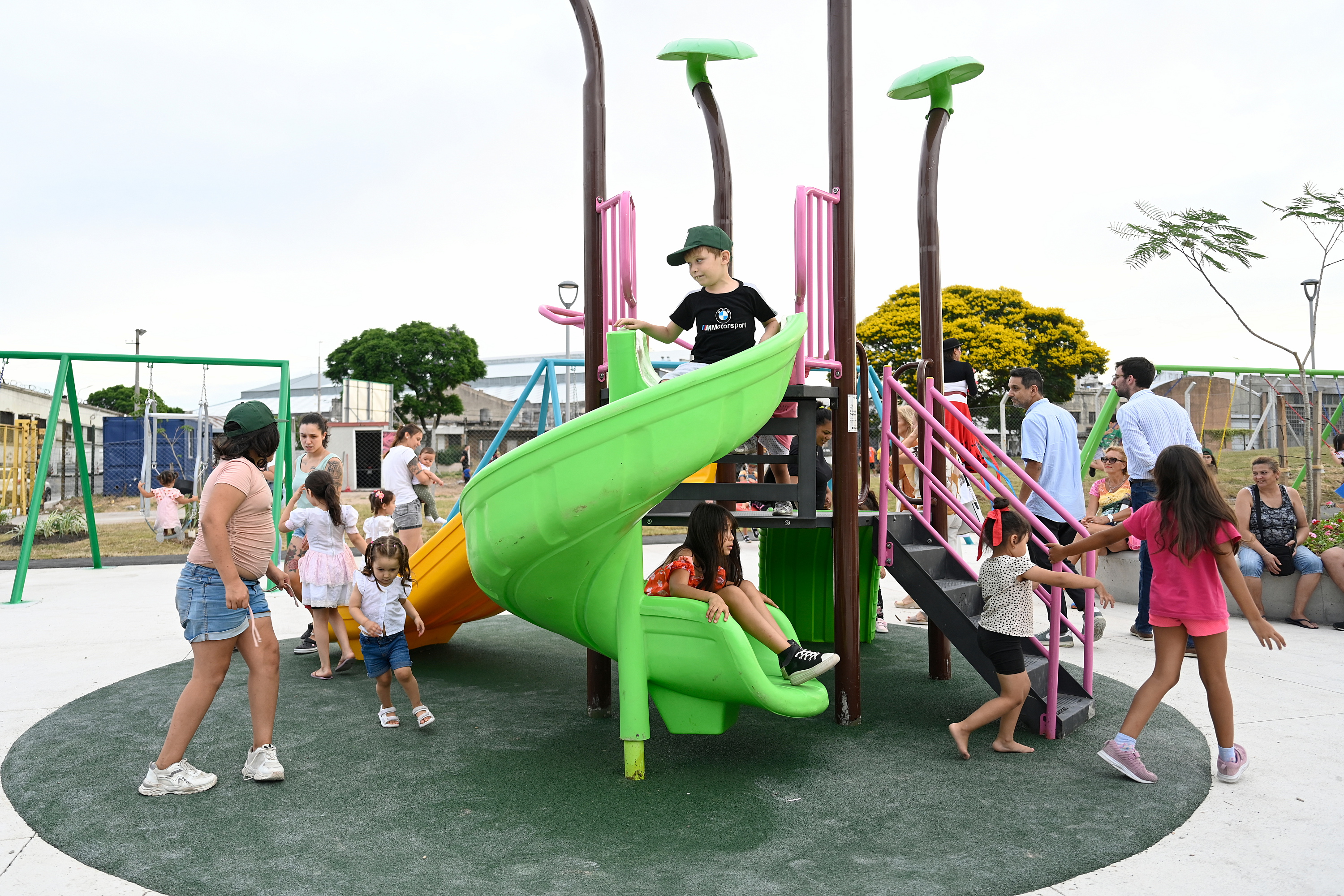 Inauguración de plaza Recreo en el entorno del Espacio Modelo