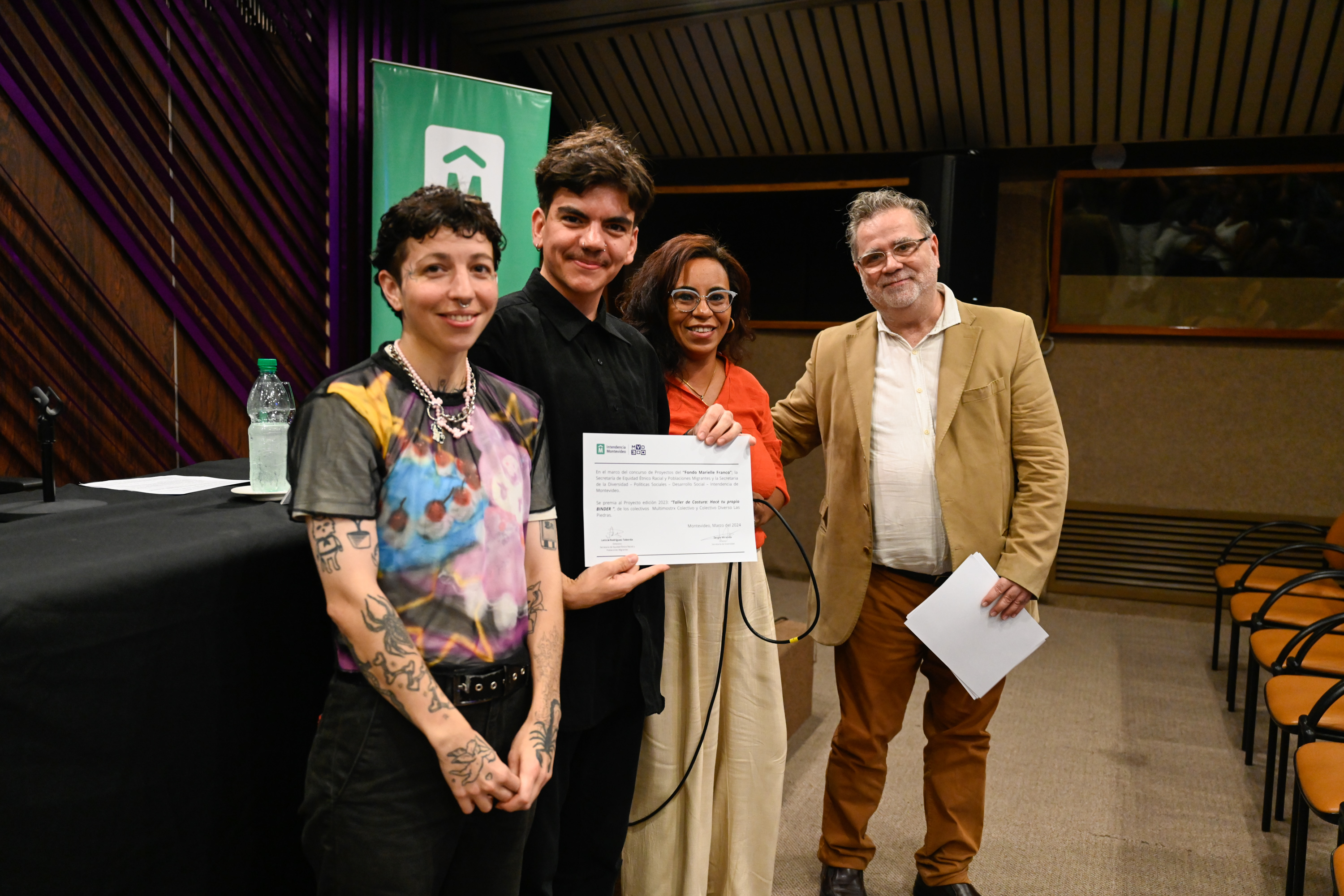 Entrega de premios a colectivos seleccionados para el Fondo Marielle Franco