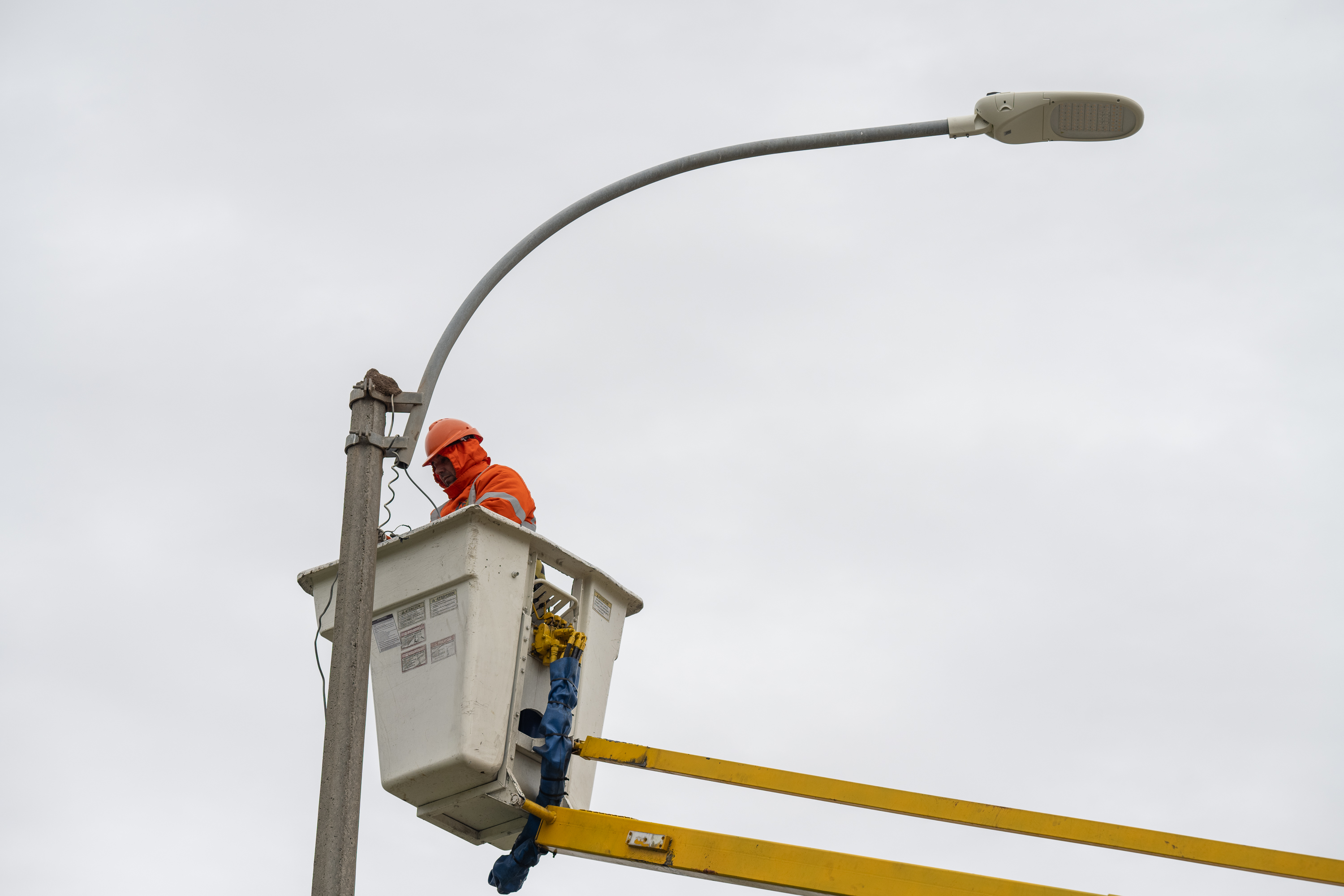 Nueva iluminación con tecnología led en la Rambla