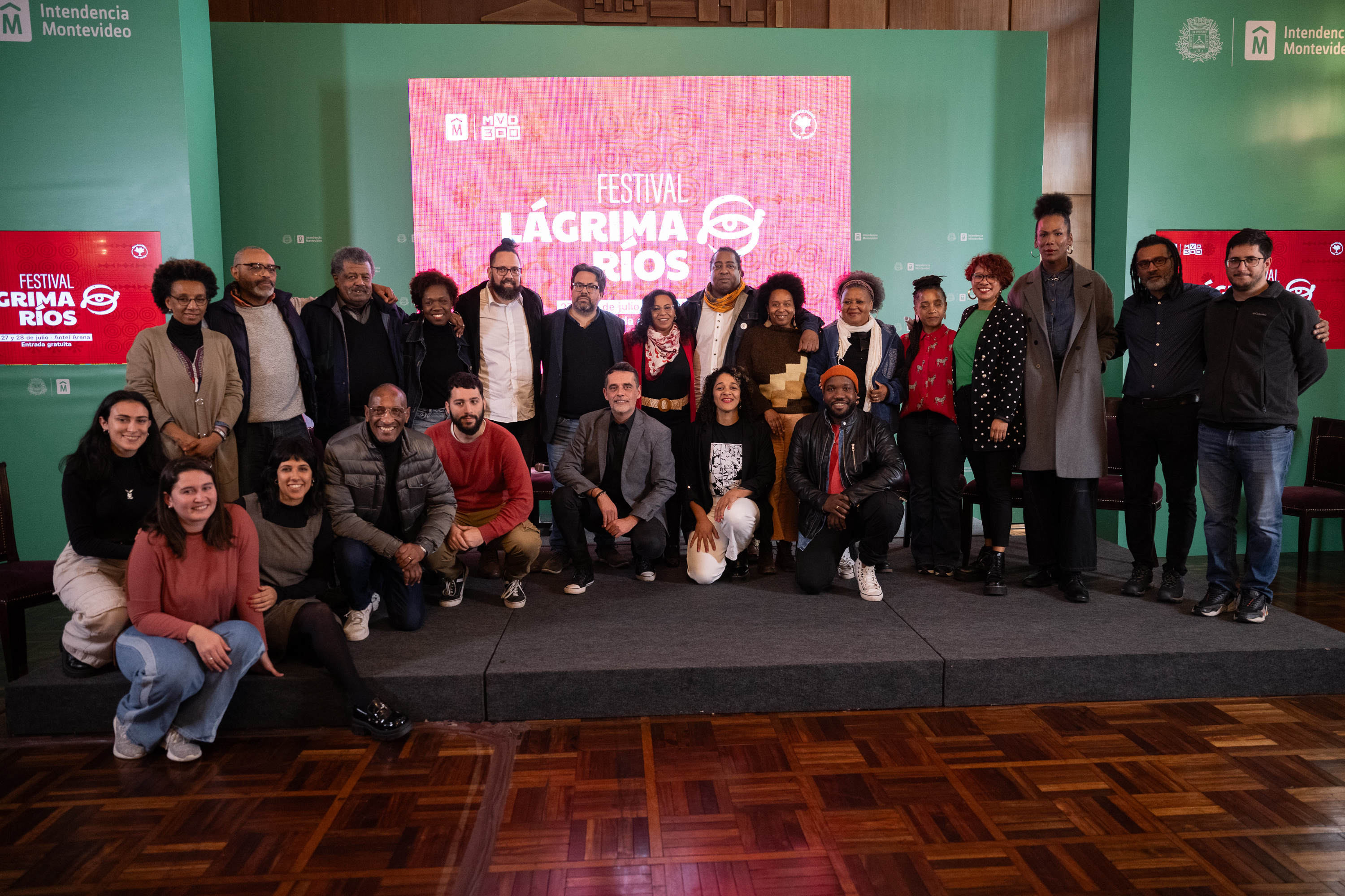 Lanzamiento del festival Lágrima Ríos, en el Antel Arena