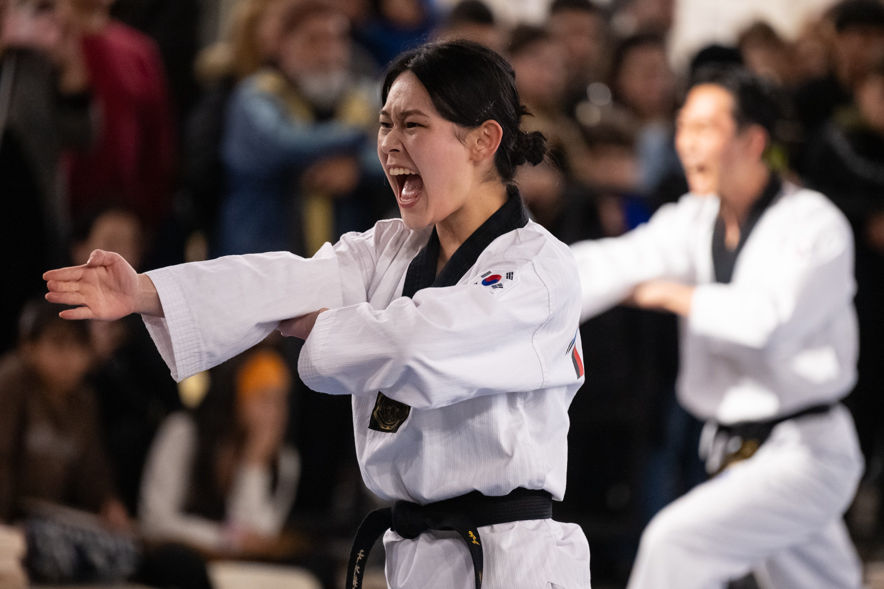 Demostración de Taekwondo en conmemoración del 60° aniversario de las relaciones diplomáticas entre Corea y Uruguay