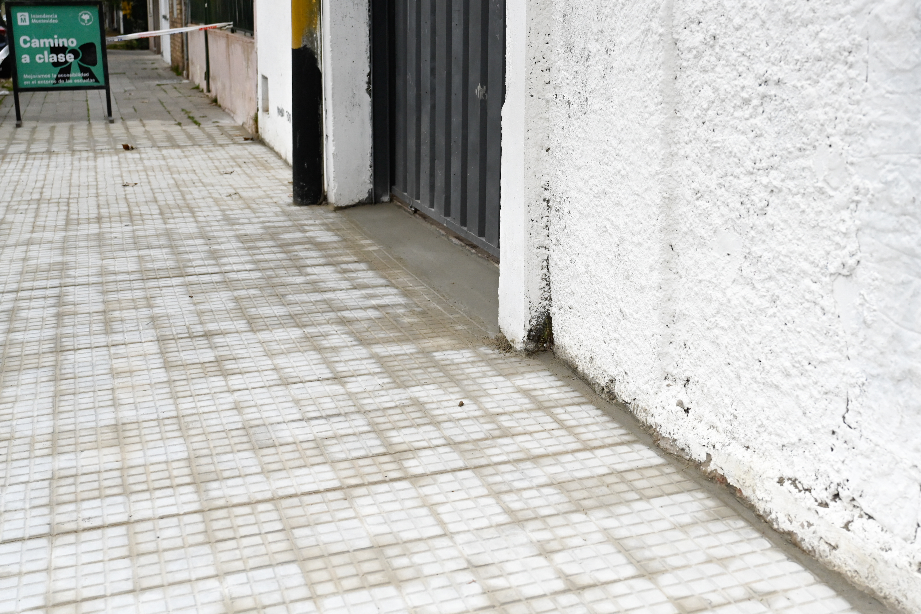 Recorrida por obras en la escuela Nº 167 por el programa Camino a Clase