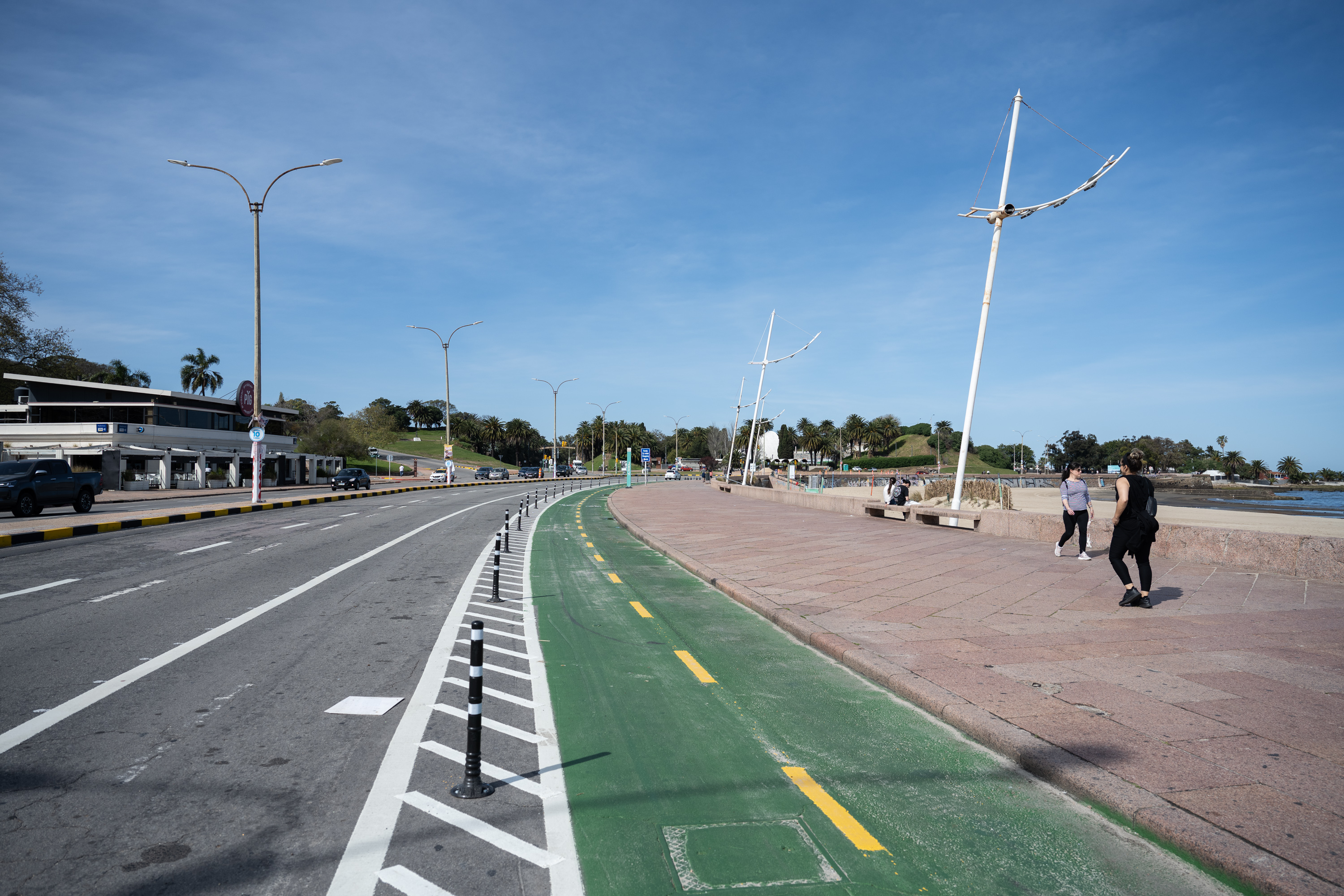 Finalización de obras en la ciclovía de la Rambla