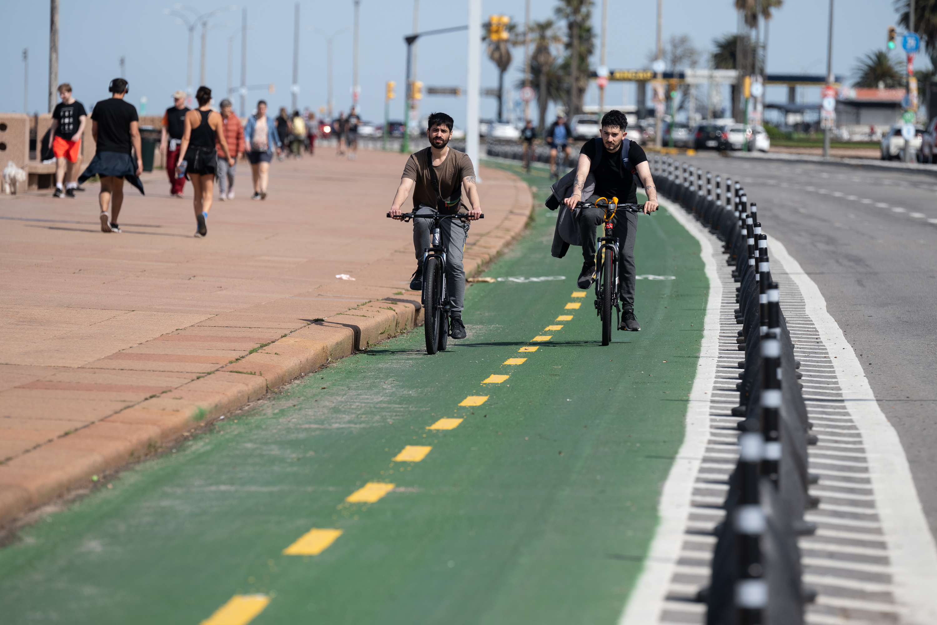 Finalización de obras en la ciclovía de la Rambla