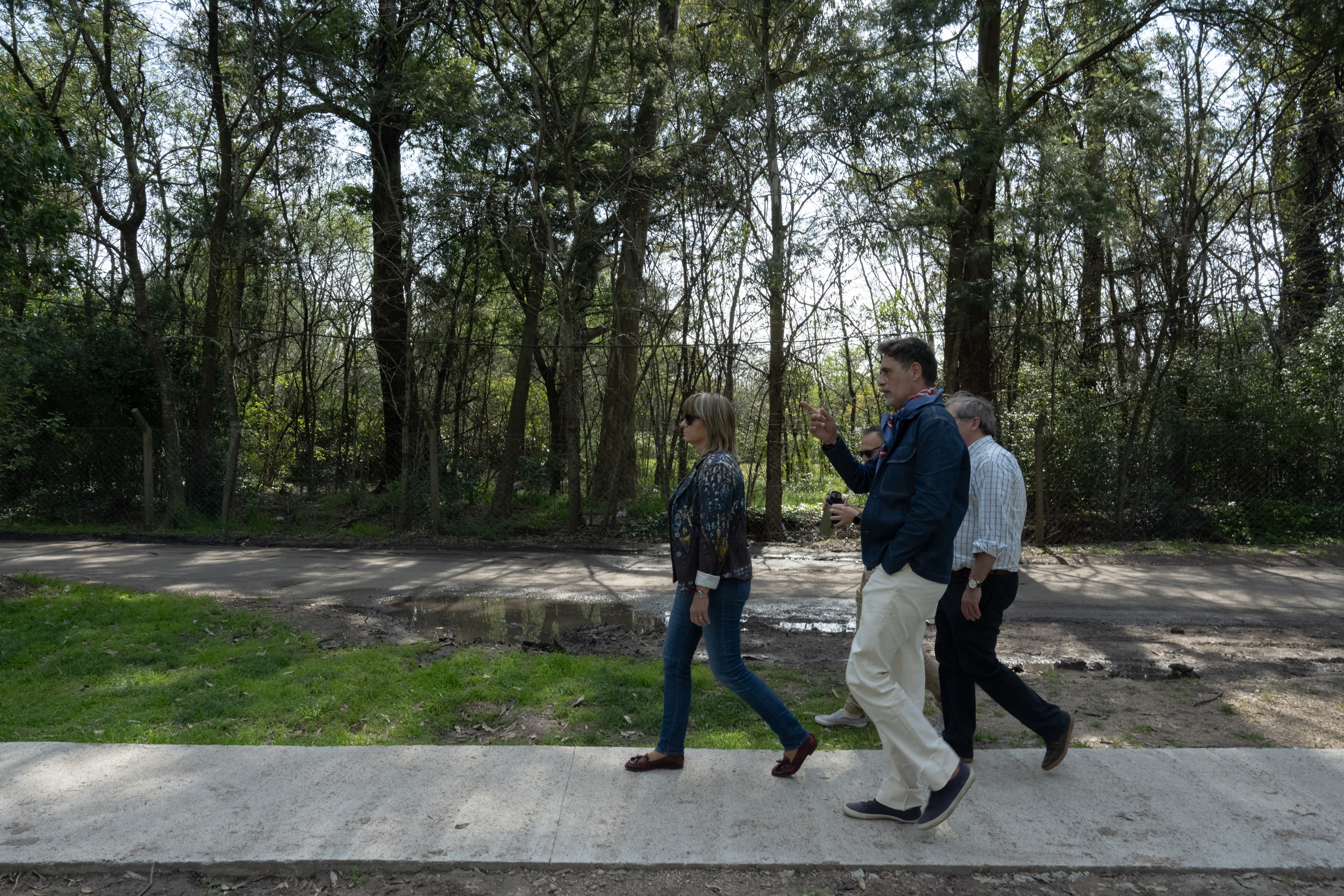 Actividades en el Parque Rivera por el día de las plazas y los barrios