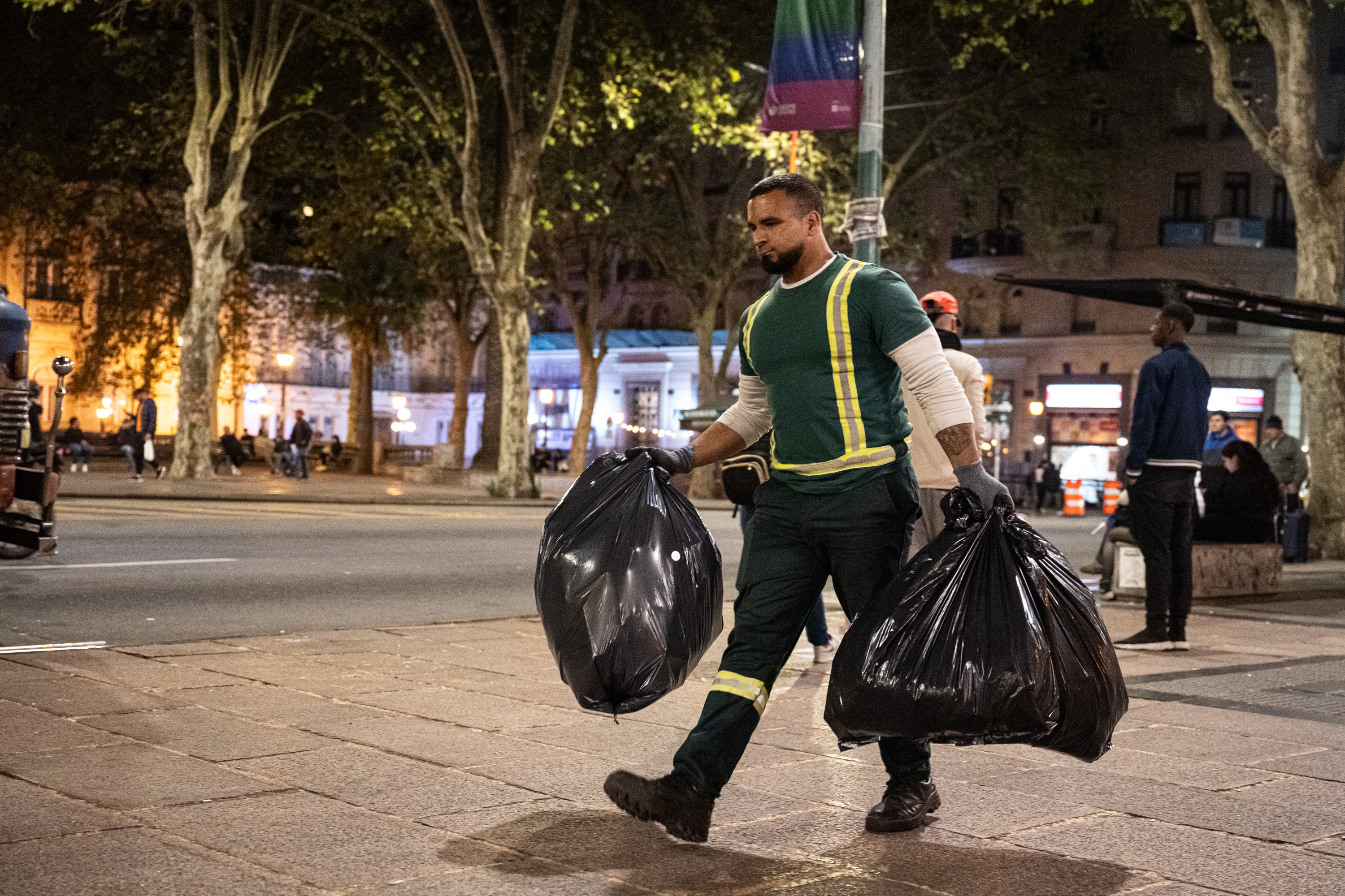 Operativo de limpieza por Marcha de la diversidad