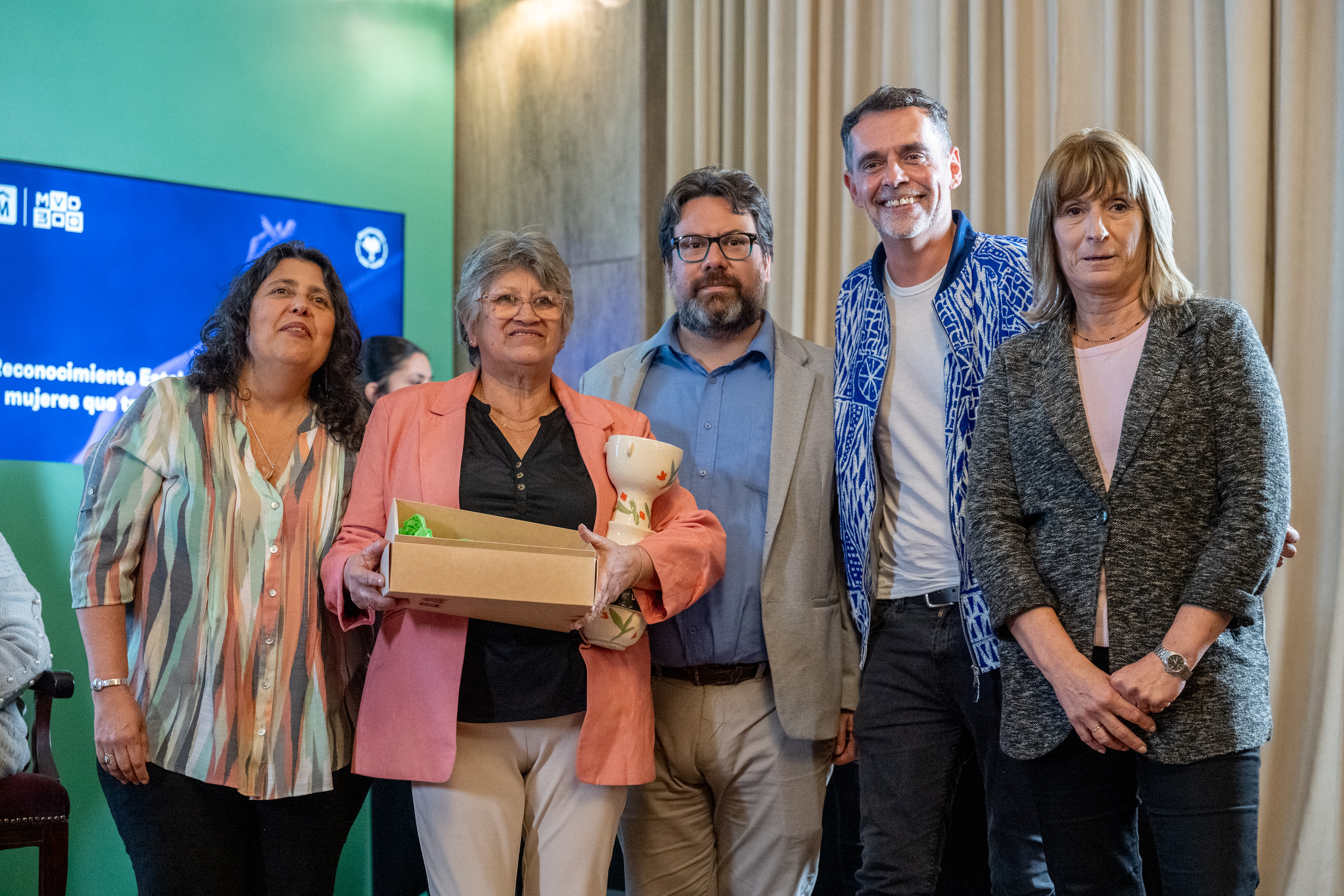 Ceremonia de reconocimiento, Estela García: Mujeres que transforman Montevideo