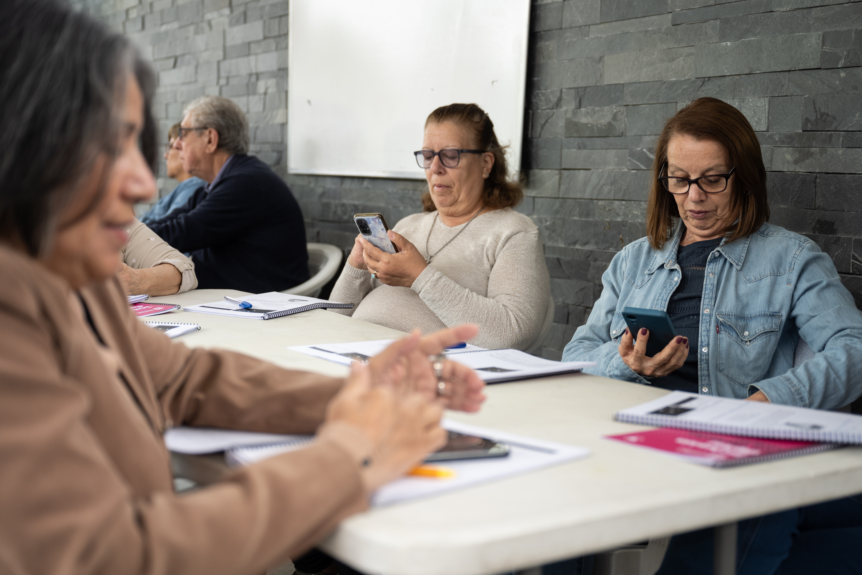 Curso de inclusión digital en el Parque de la Amistad