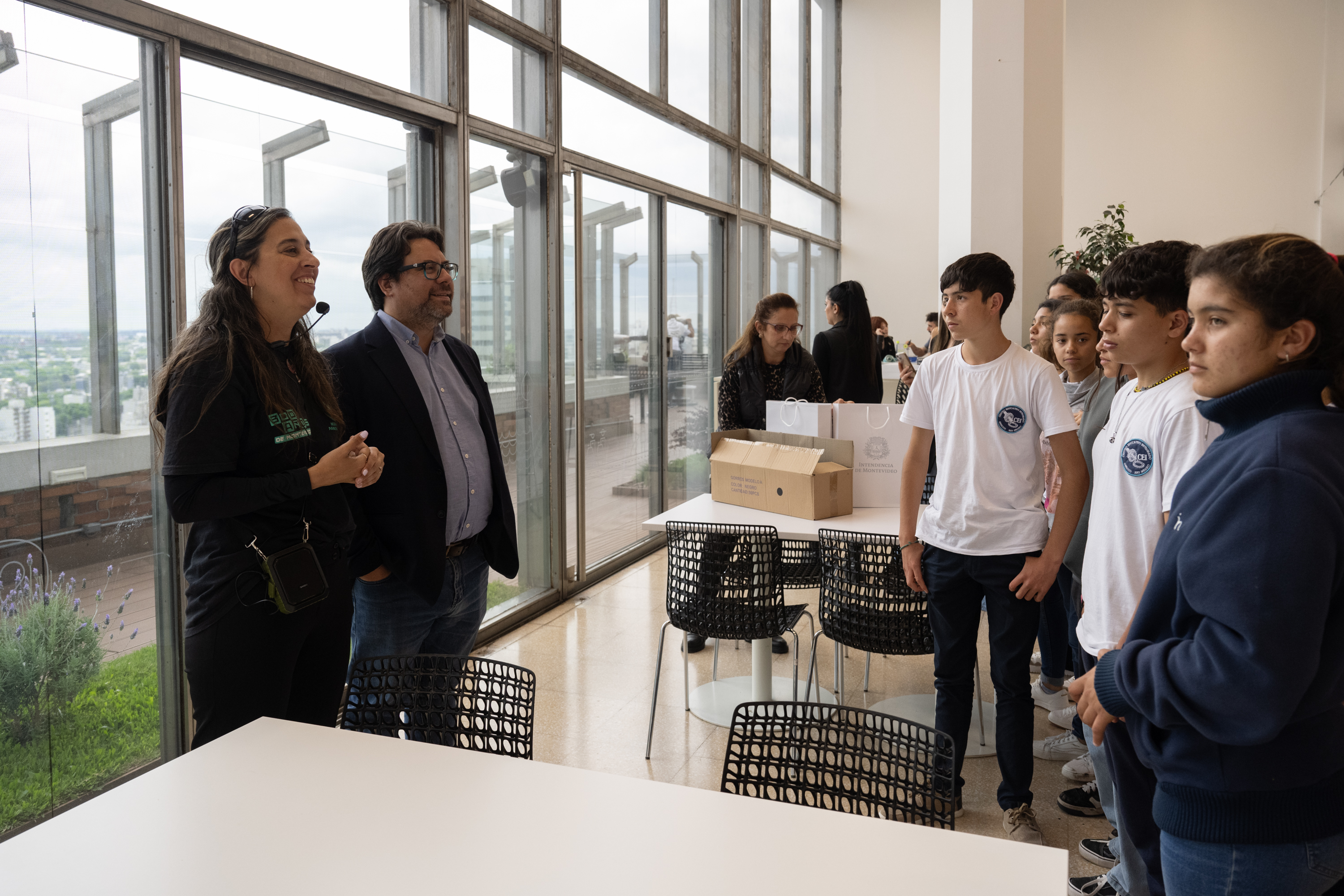 Visita de Liceo del Pueblo Grecco, Centro Educativo Integrado