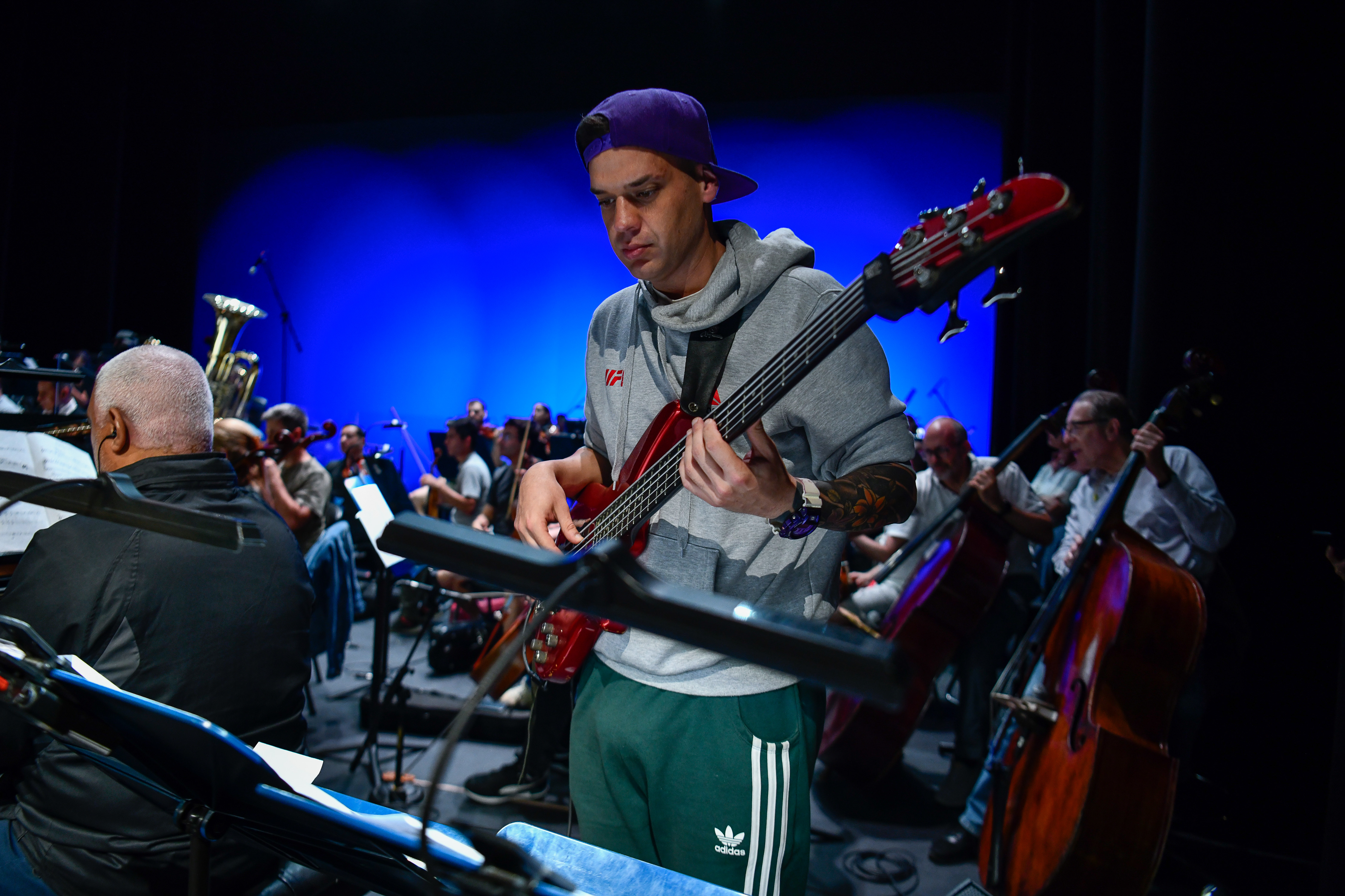 Ensayo: Tropical de Gala, con la Decana y la Orquesta Filarmónica de Montevideo