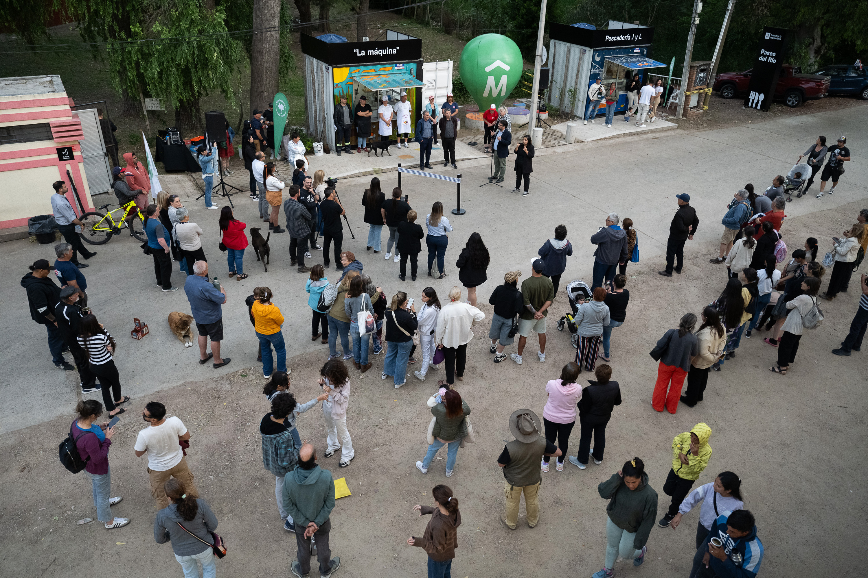 Inauguración del Paseo del Río en Santiago Vázquez