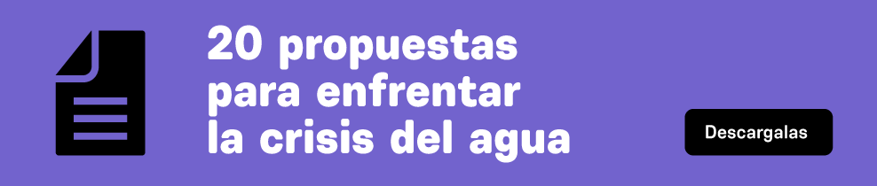 Descargá las 20 propuestas para enfrentar la crisis del agua