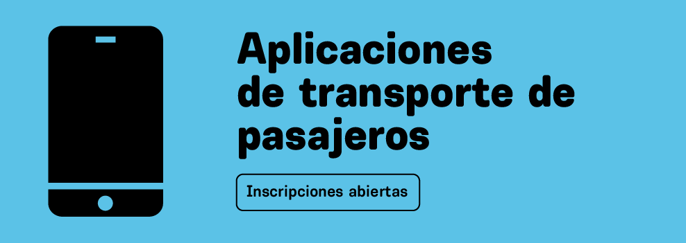 Inscripciones abiertas para Aspirantes al Sistema de Permisarios del Transporte de Pasajeros en Vehiculos Privados