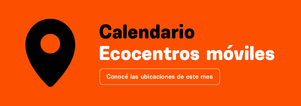 Conocé el calendario de los ecocentros móviles