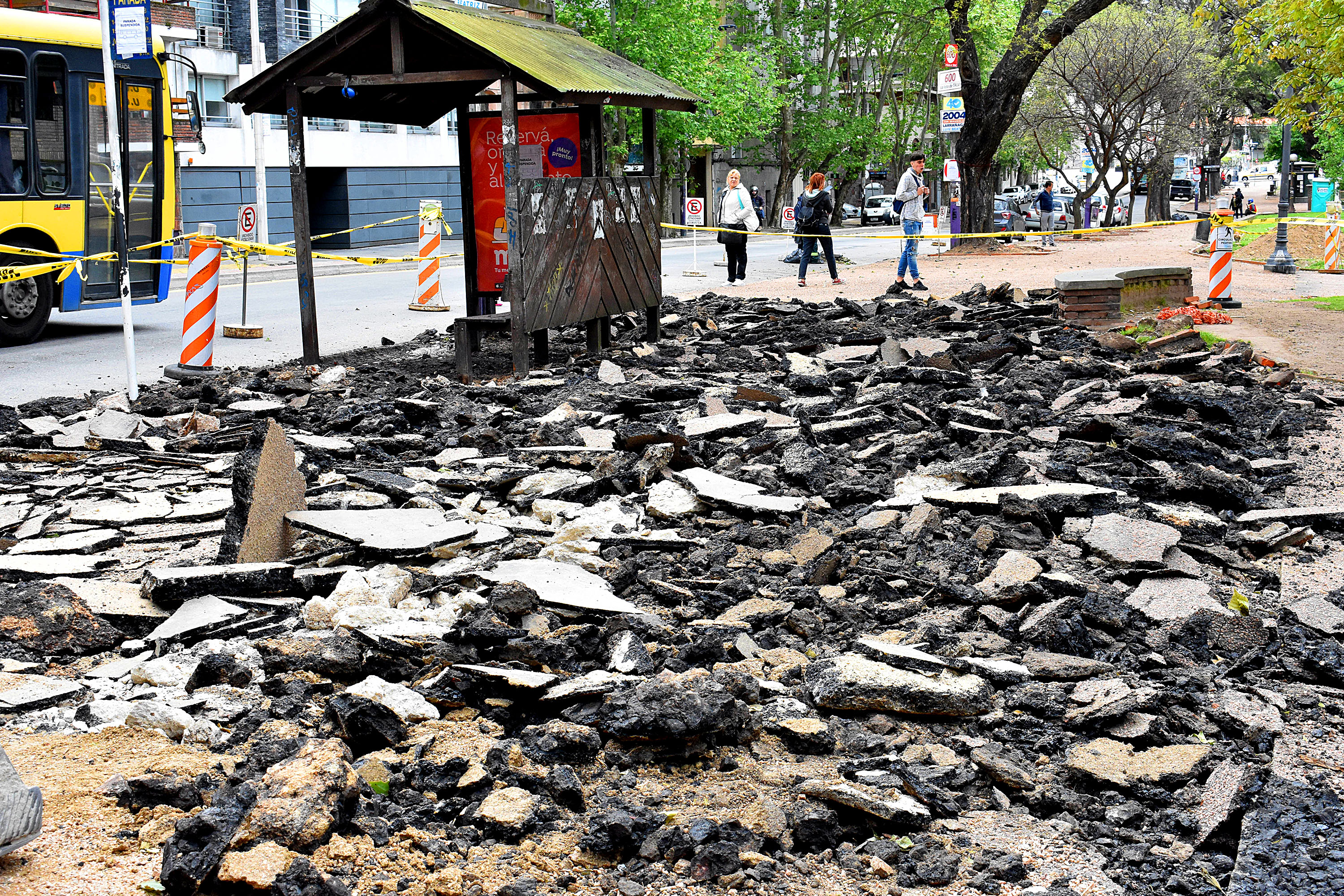 Obras en Parque Rodó