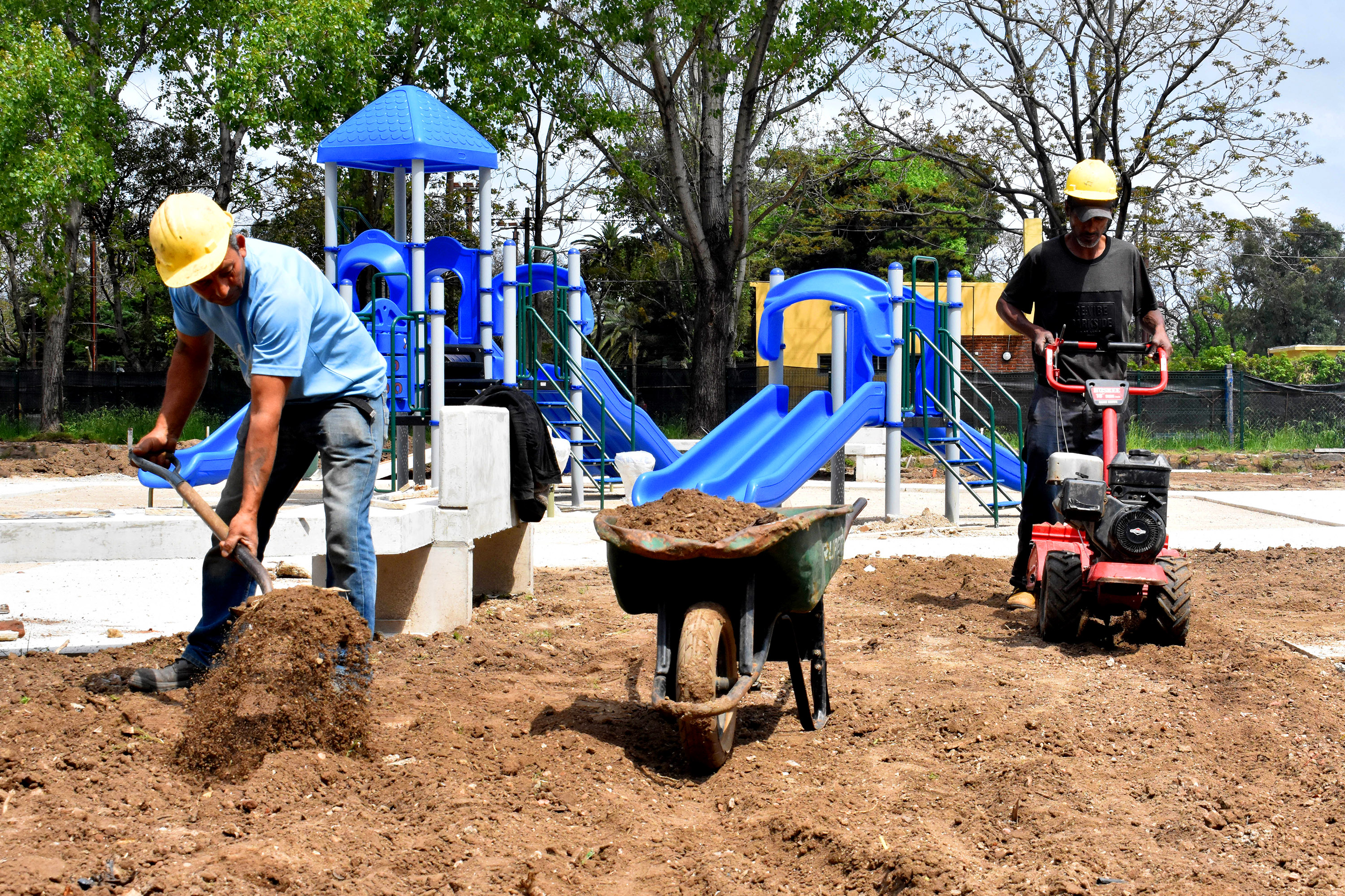 Obras en Parque Rodó