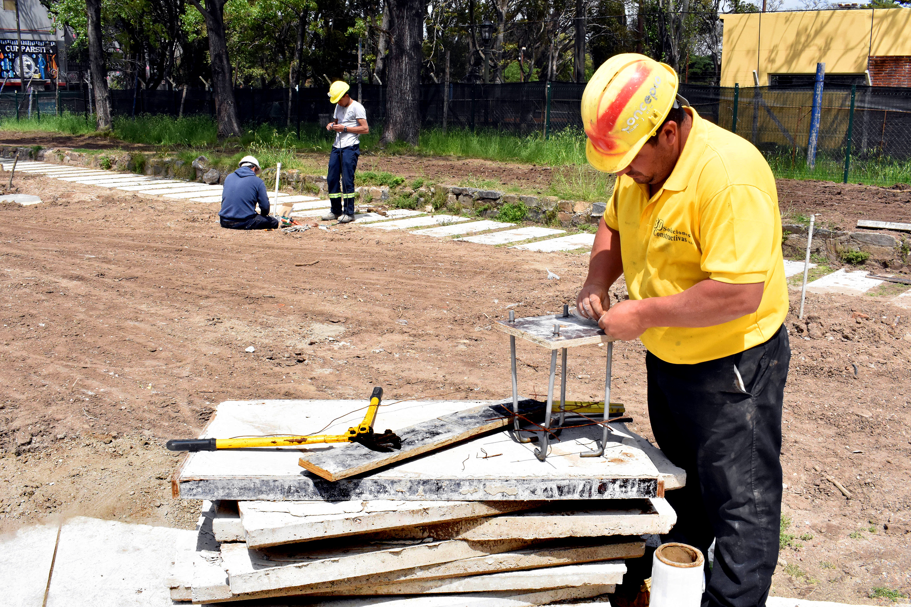 Obras en Parque Rodó