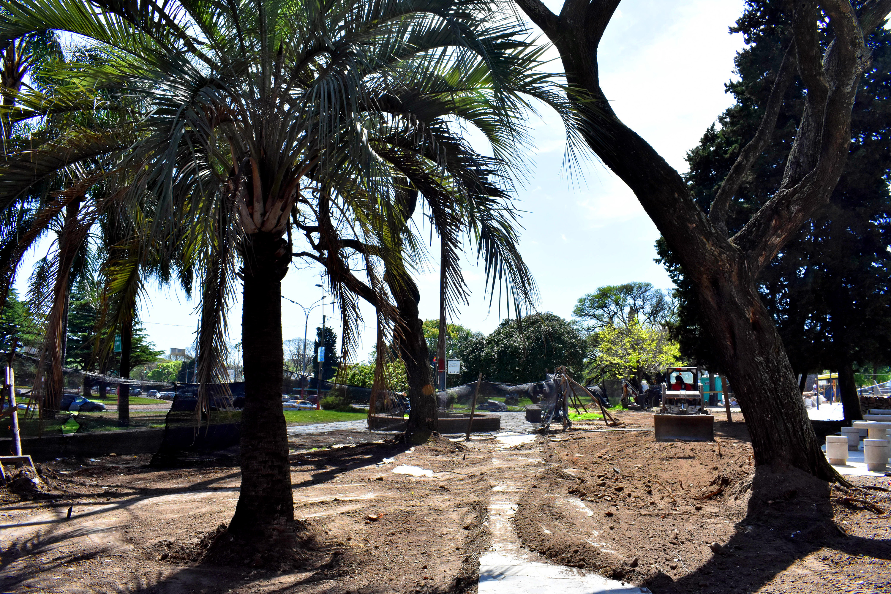 Obras en el entorno del Palacio Legislativo