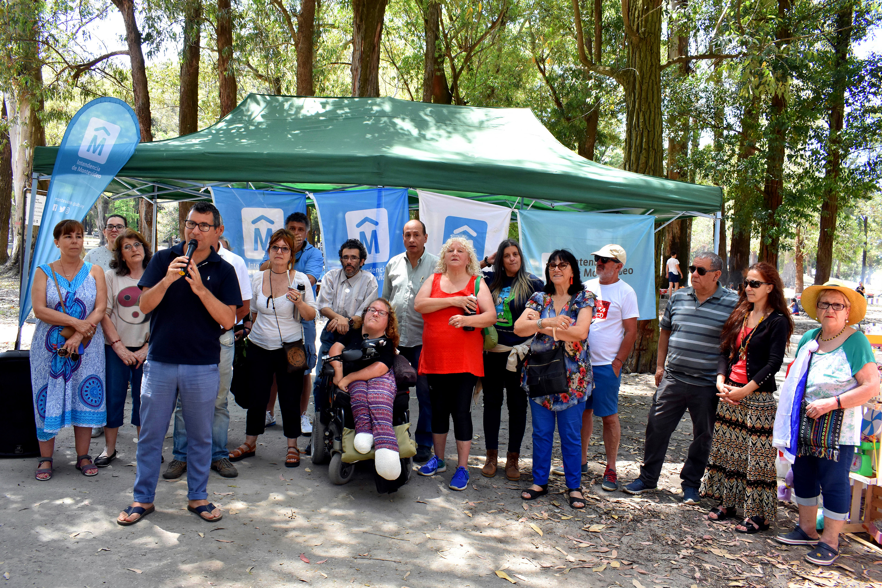 Inauguración de obras en parque Rivera