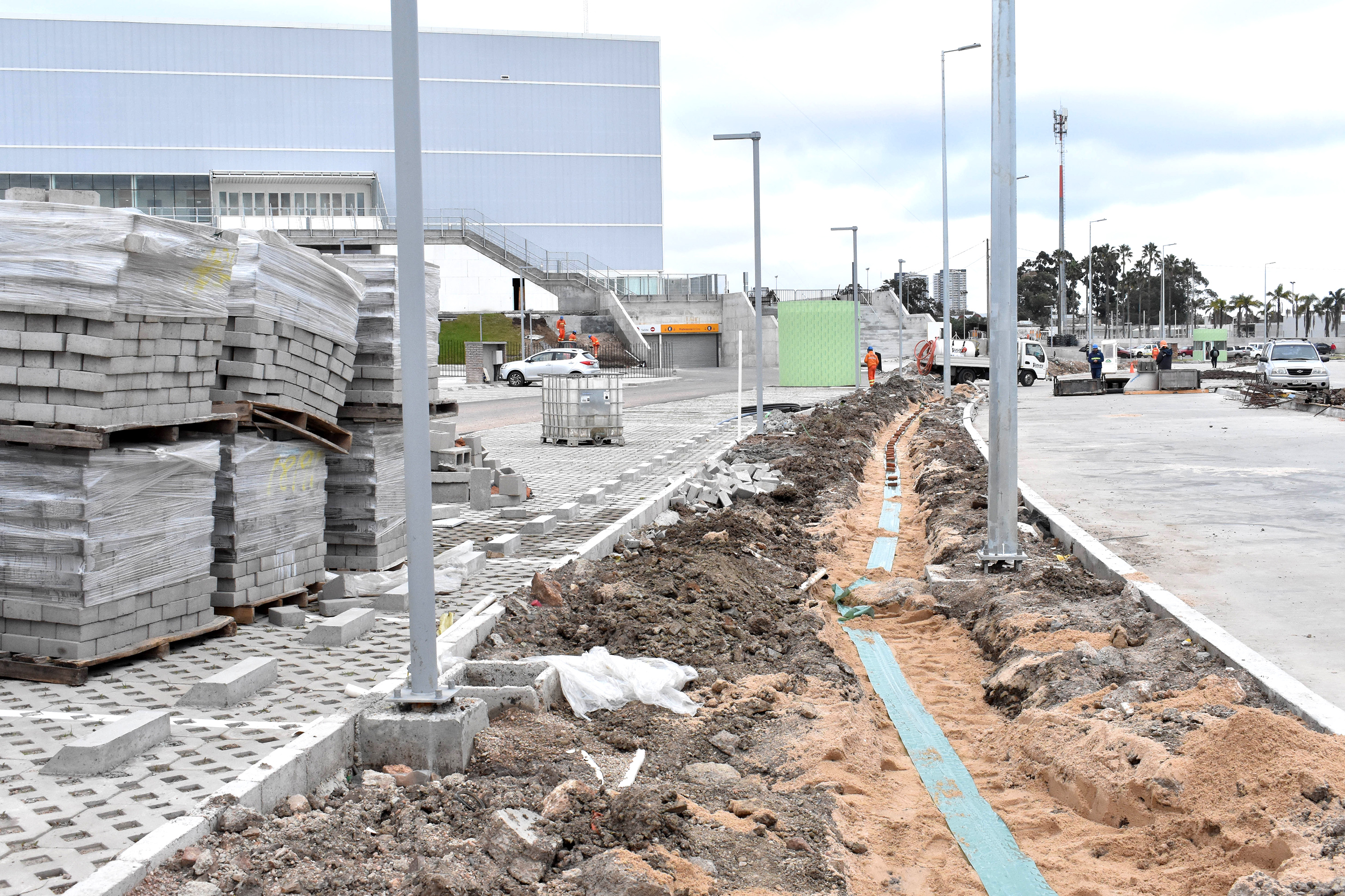 Obras en avenida Jacobo Varela