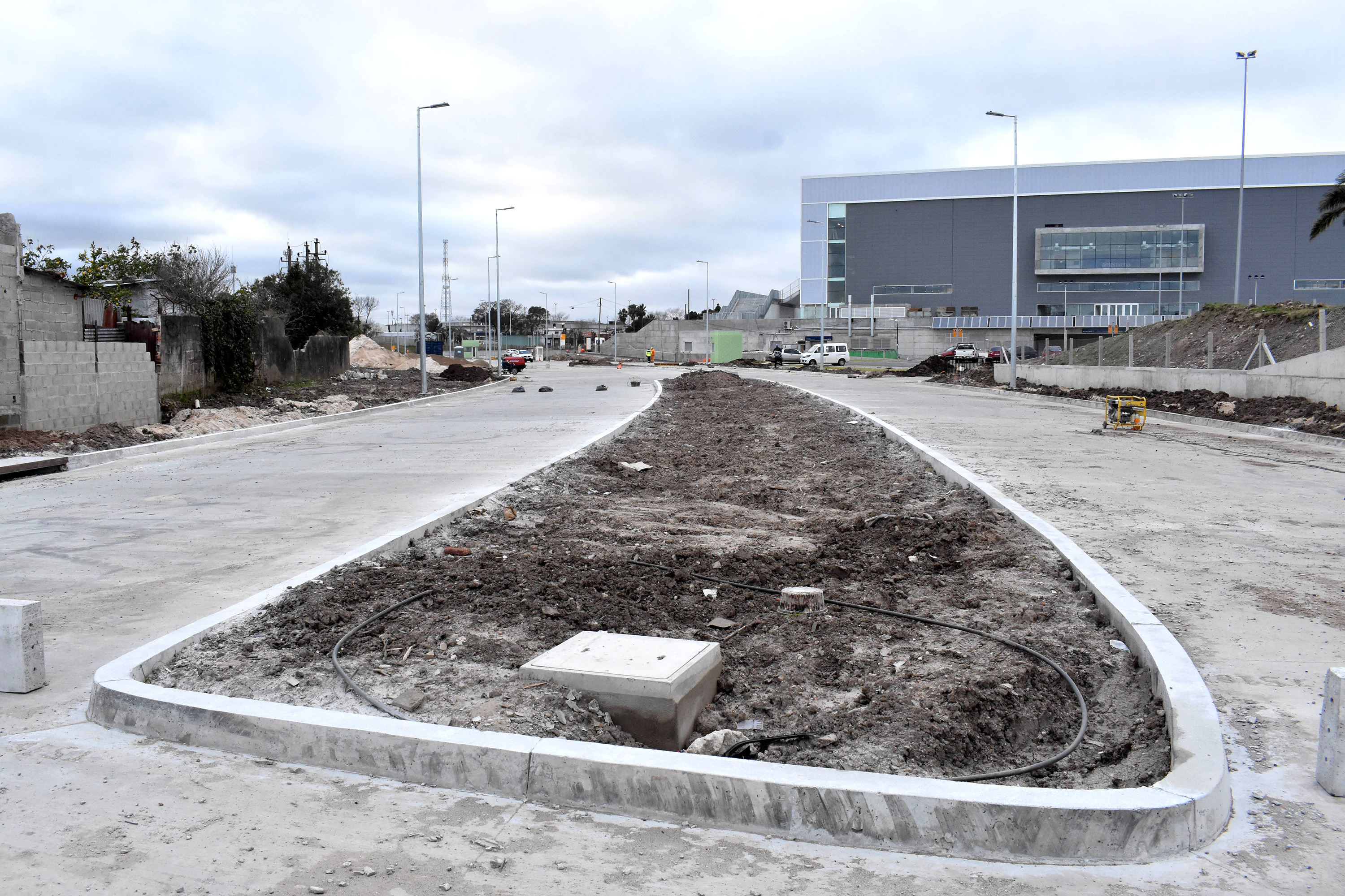 Obras en avenida Jacobo Varela