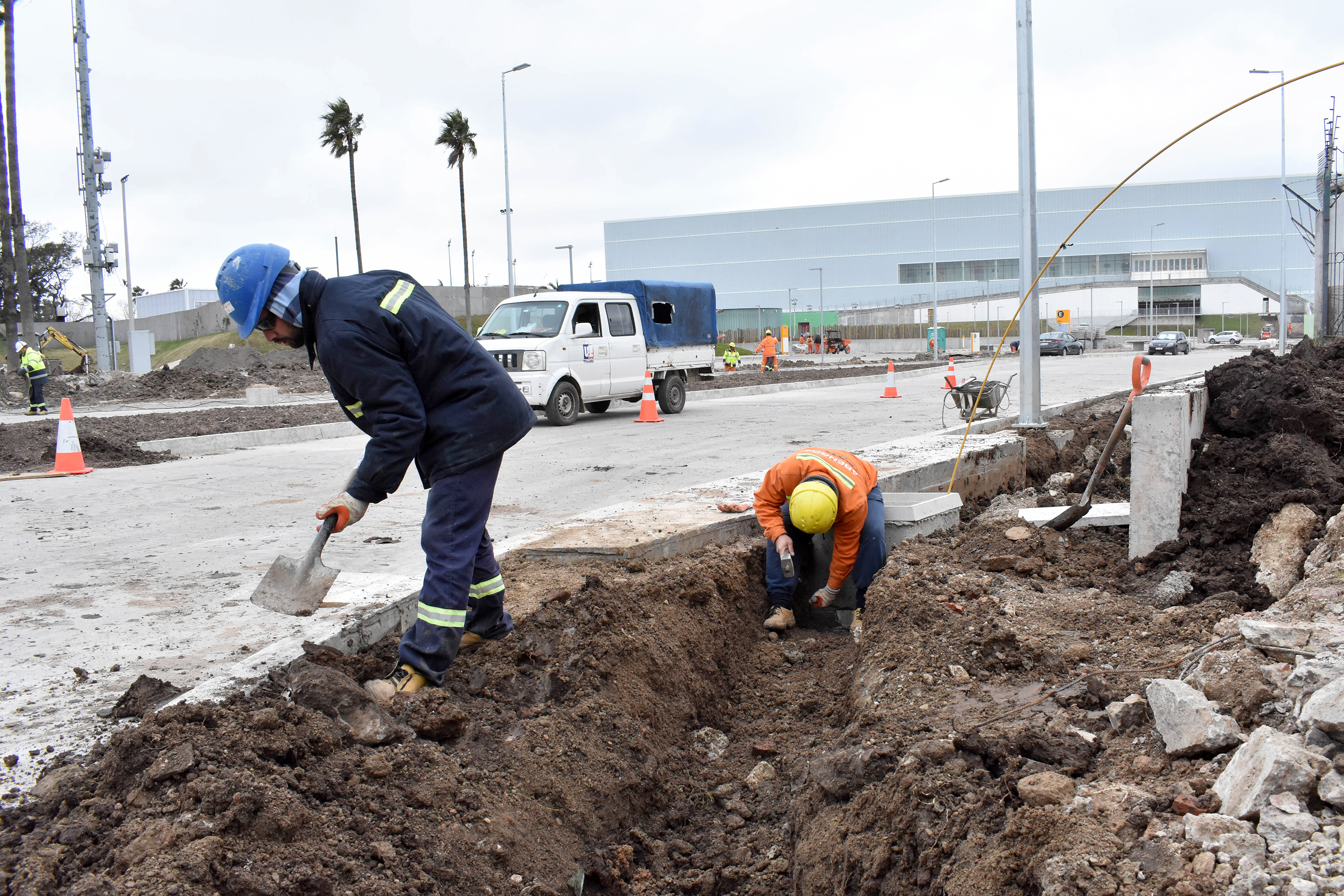 Obras en avenida Jacobo Varela