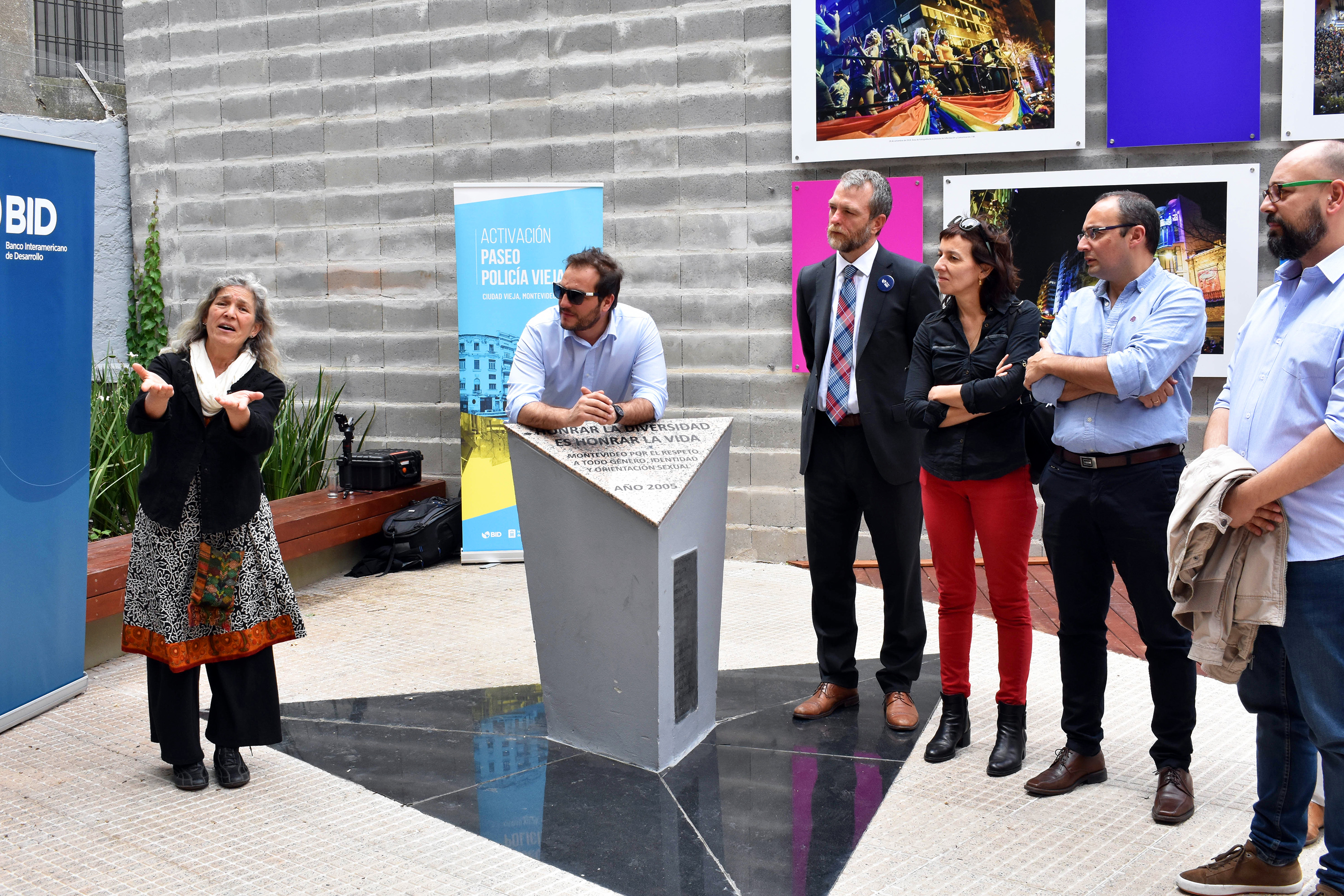 Inauguración de la Plaza de la Diversidad