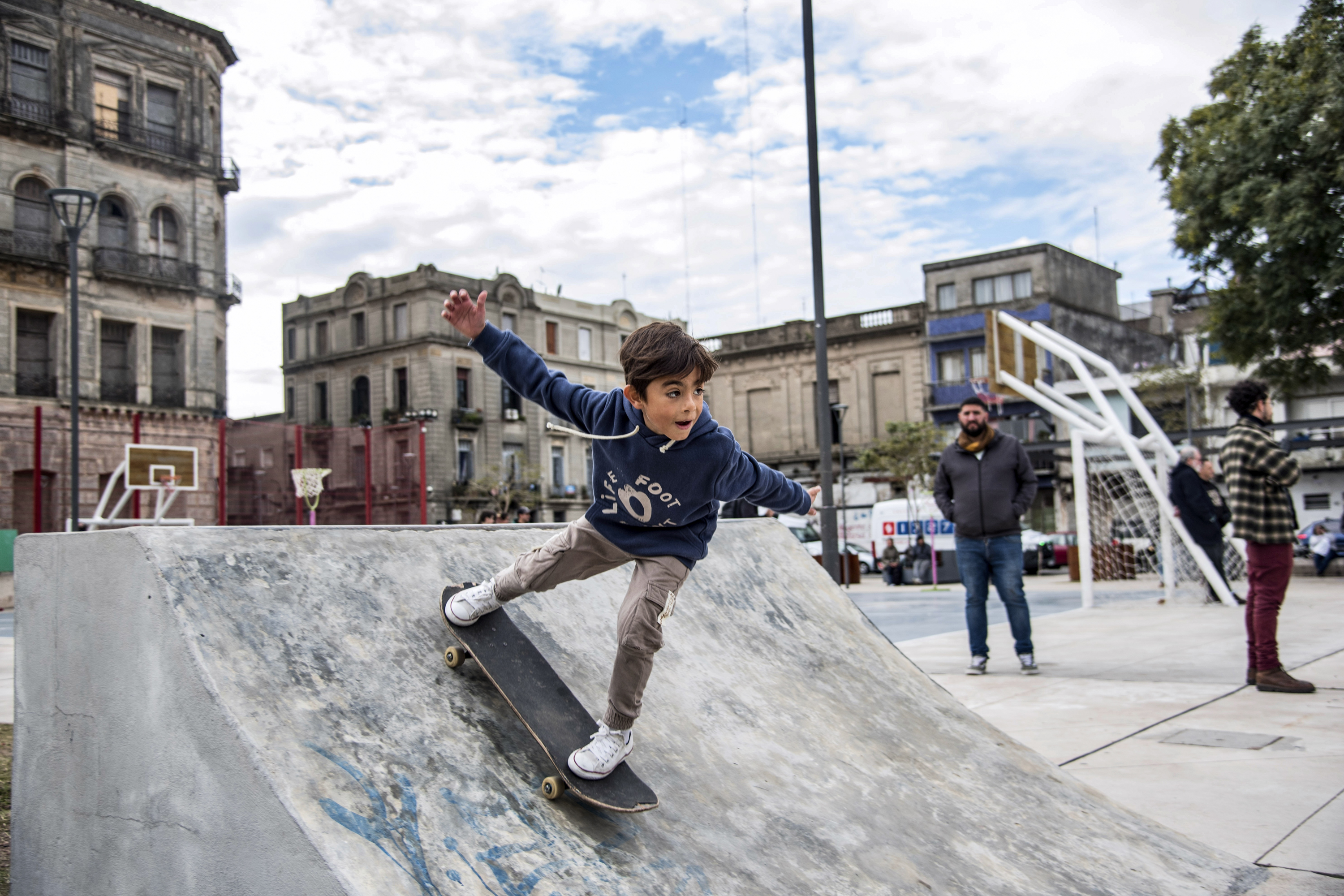 Actividades en la plaza de deportes Nº 1 en el marco del Plan ABC+ Deporte + Cultura