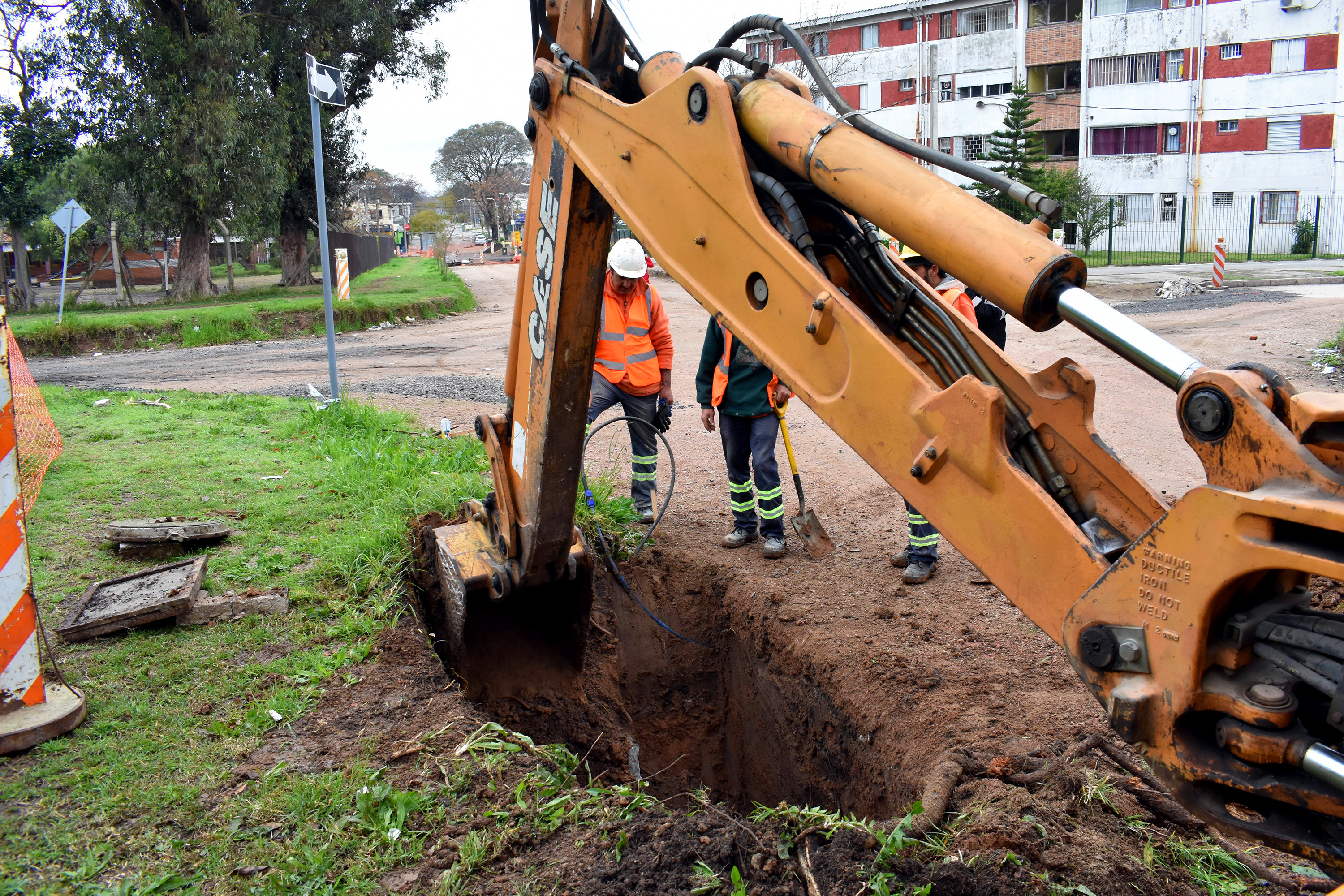 Recorrida por obras en calle Berinduague