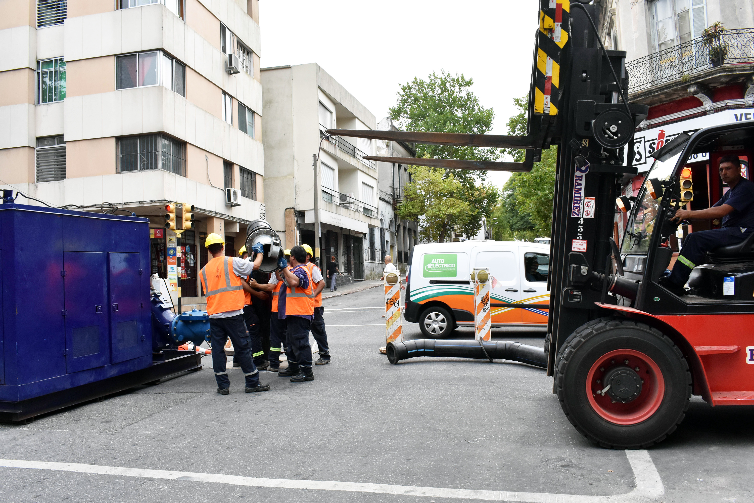 Obras de Saneamiento en Red Arteaga