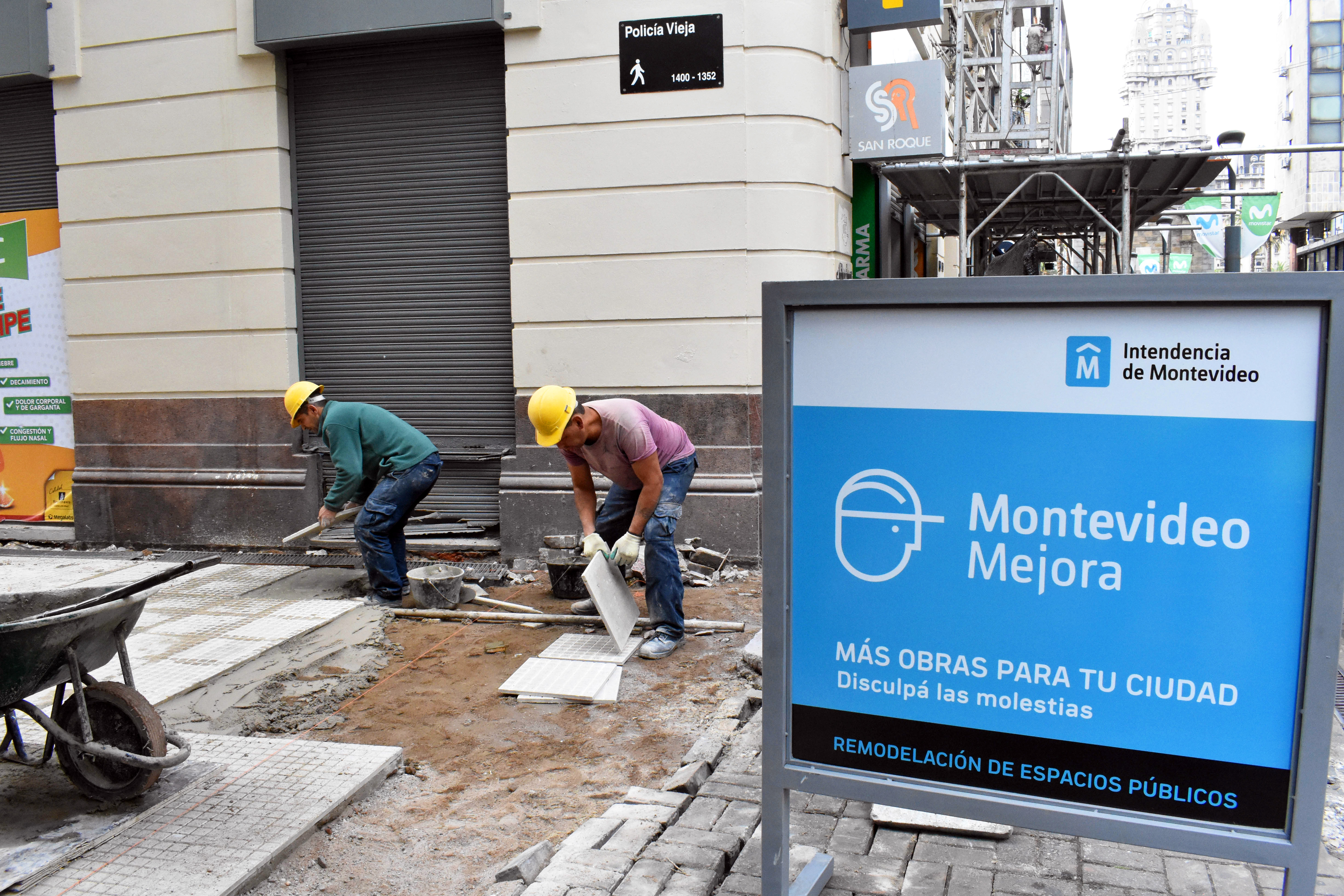 Avance de obras en Plaza de la Diversidad