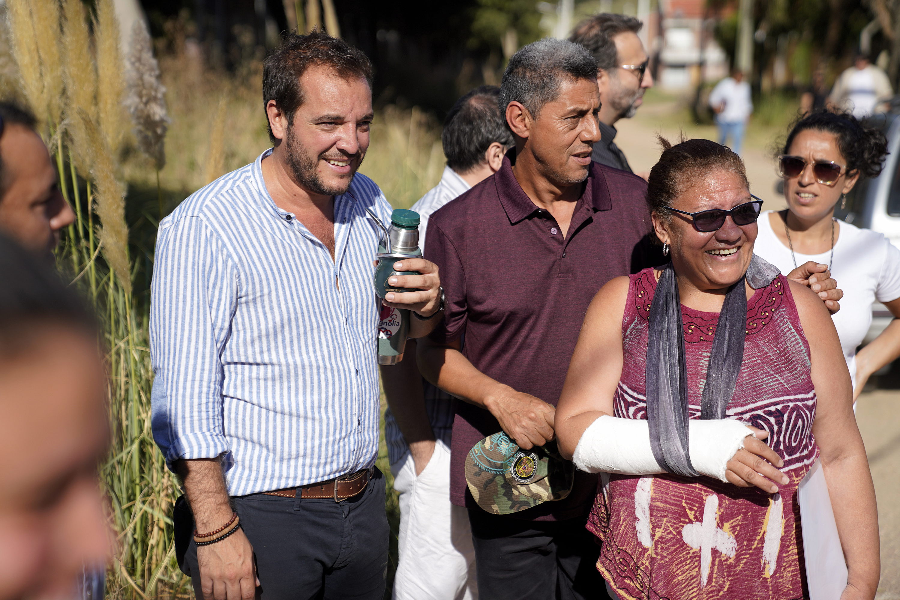 Recorrida por obras en barrio Pablo Estramín